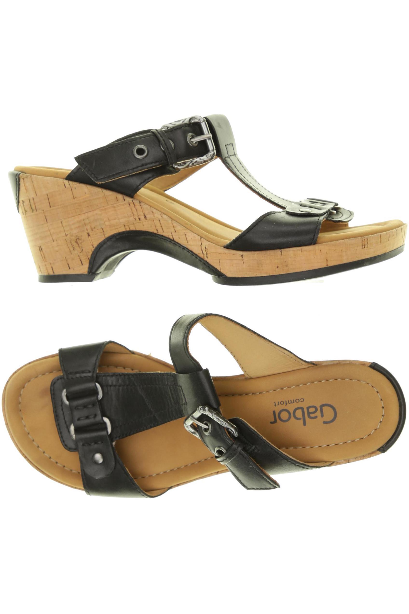 

Gabor Damen Sandale, schwarz, Gr. 5