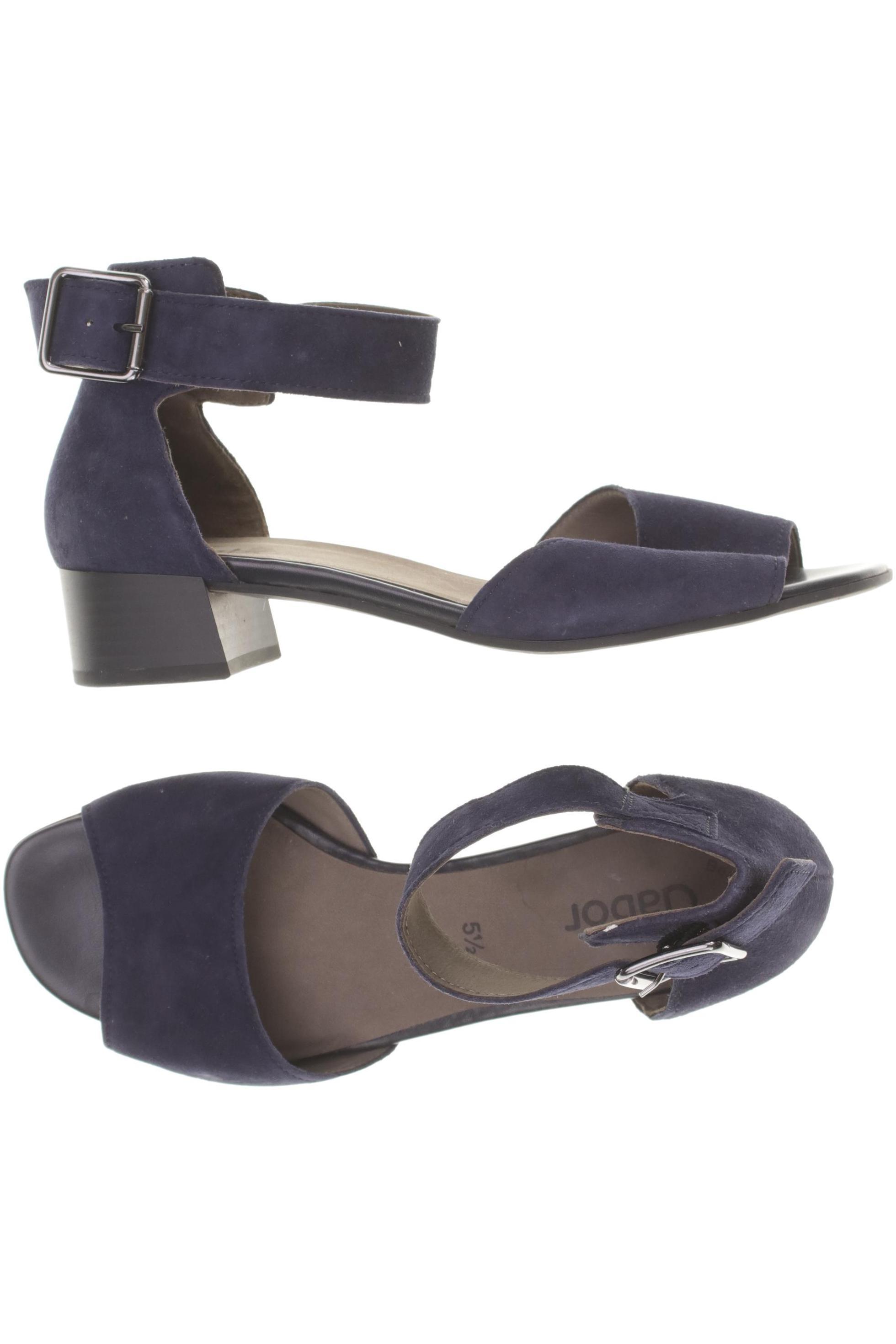 

Gabor Damen Sandale, blau, Gr. 5.5