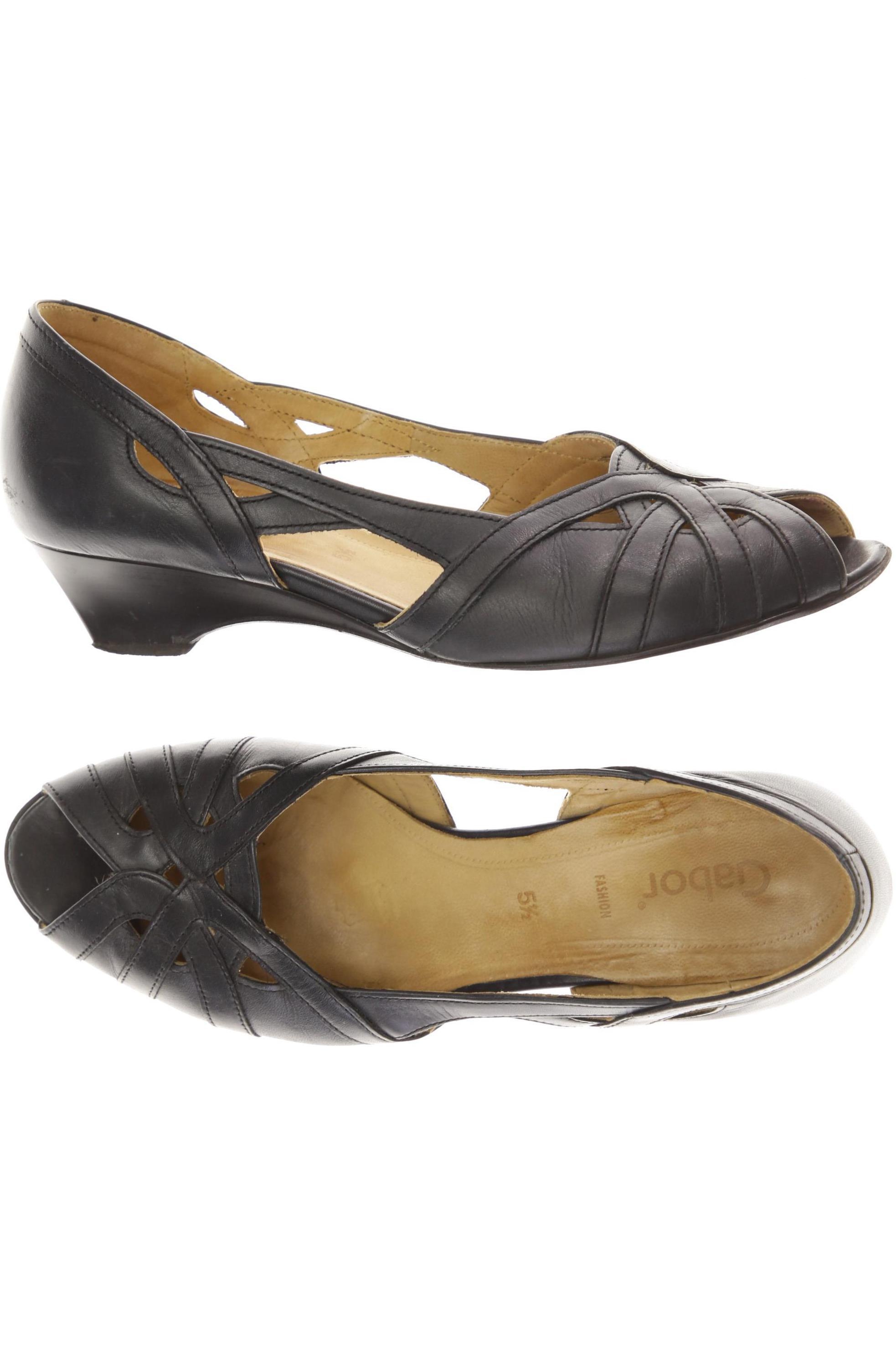 

Gabor Damen Sandale, schwarz, Gr. 5.5