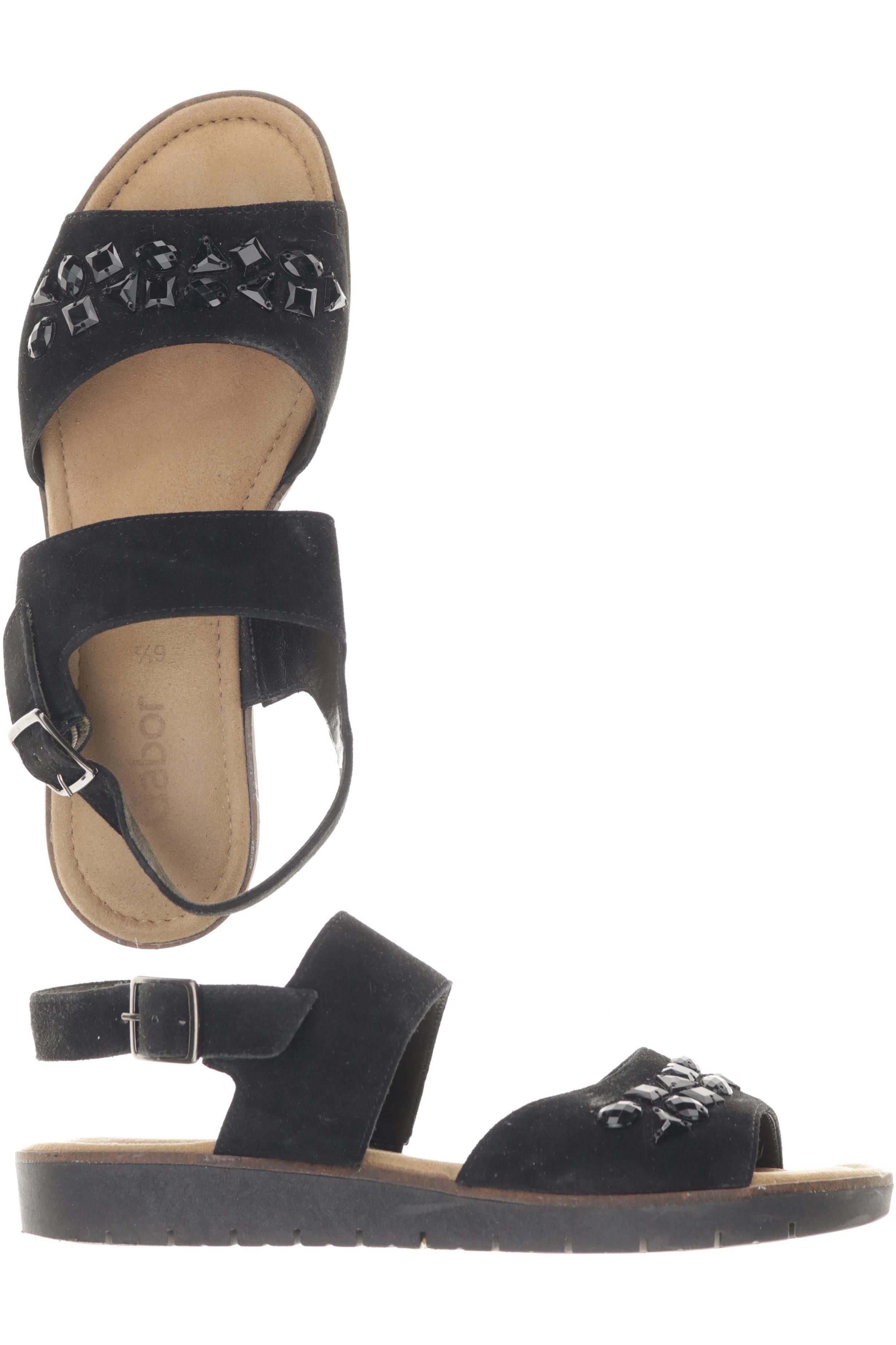 

Gabor Damen Sandale, schwarz, Gr. 6.5