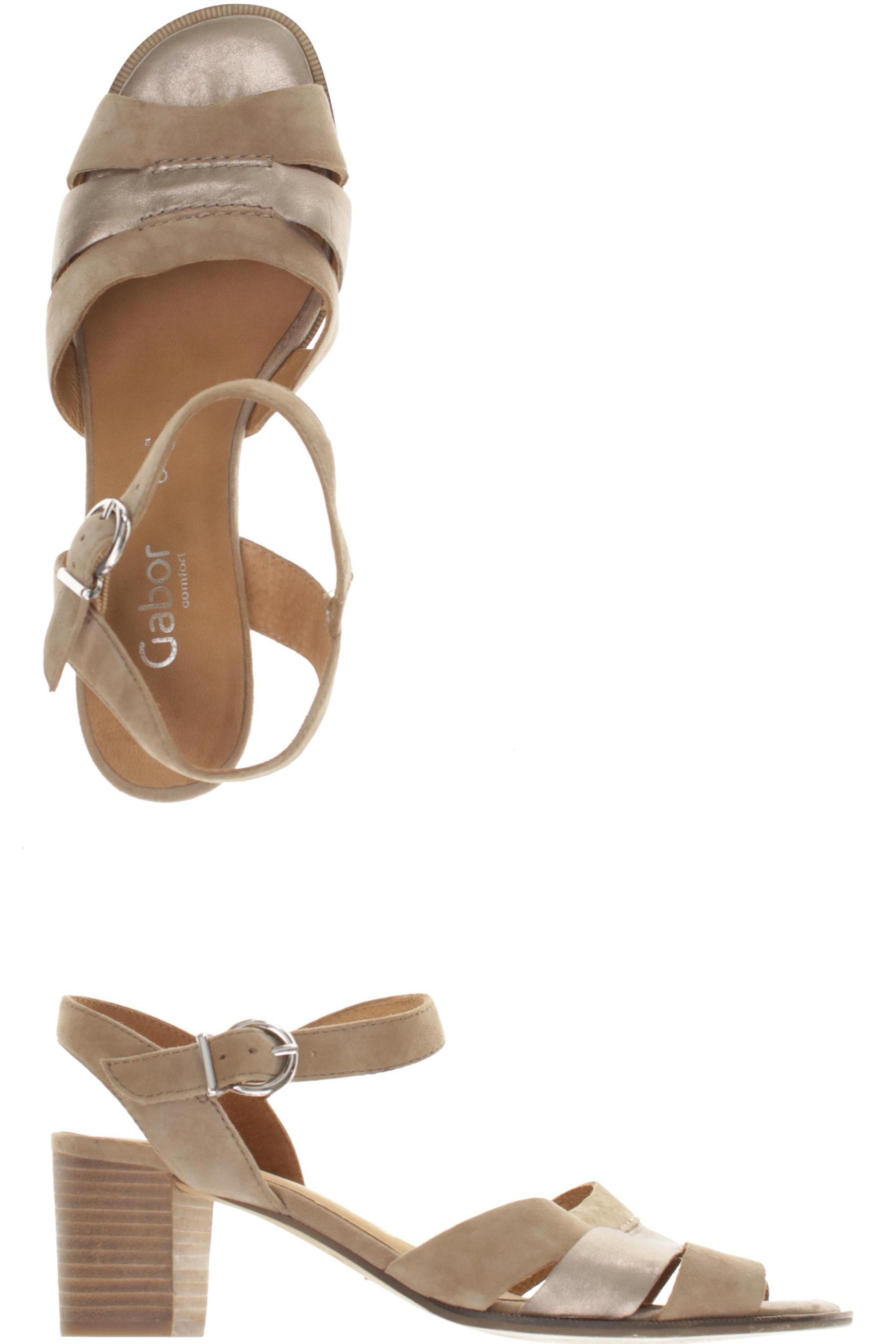 

Gabor Damen Sandale, beige, Gr. 6.5