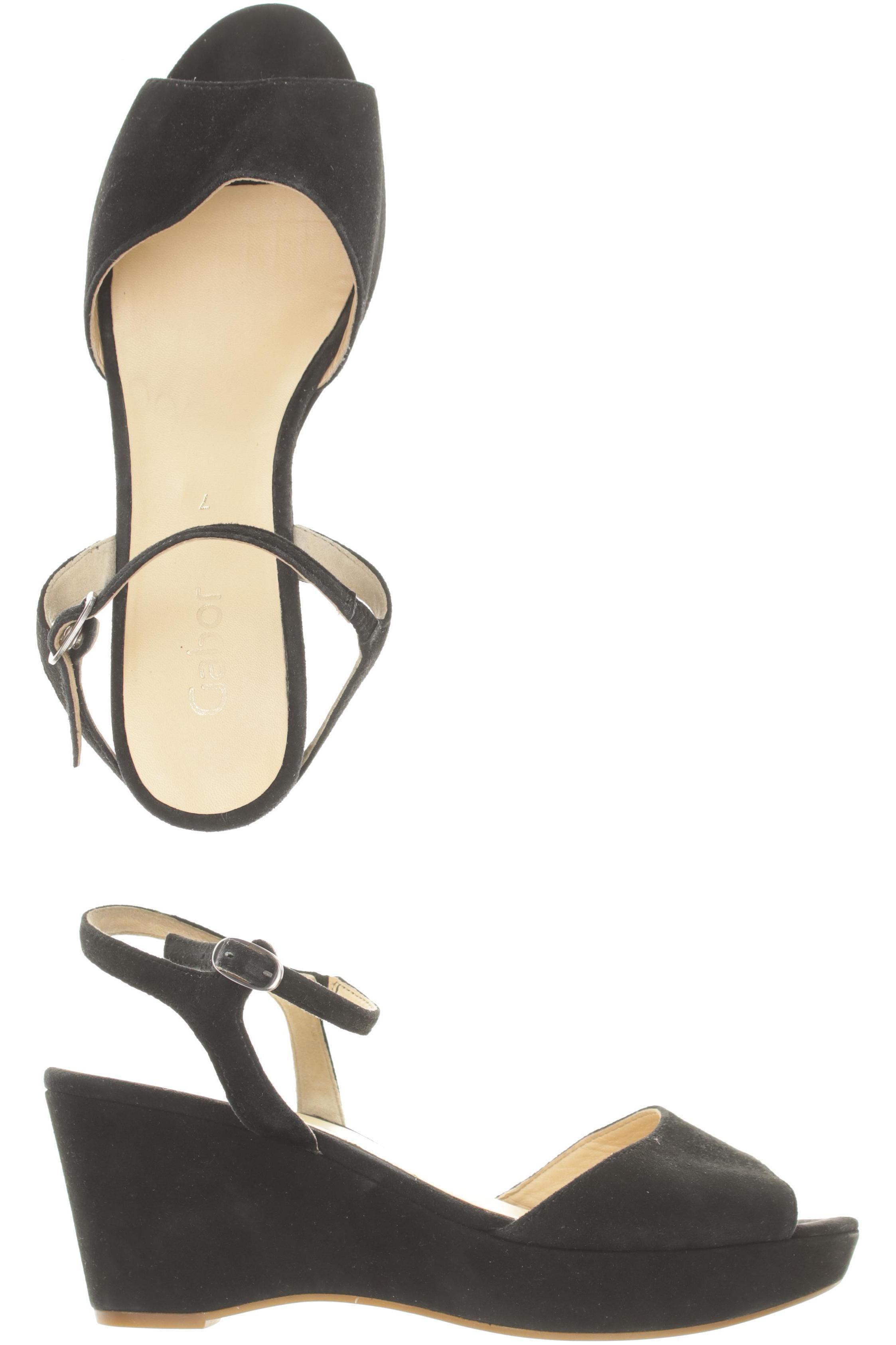 

Gabor Damen Sandale, schwarz, Gr. 7