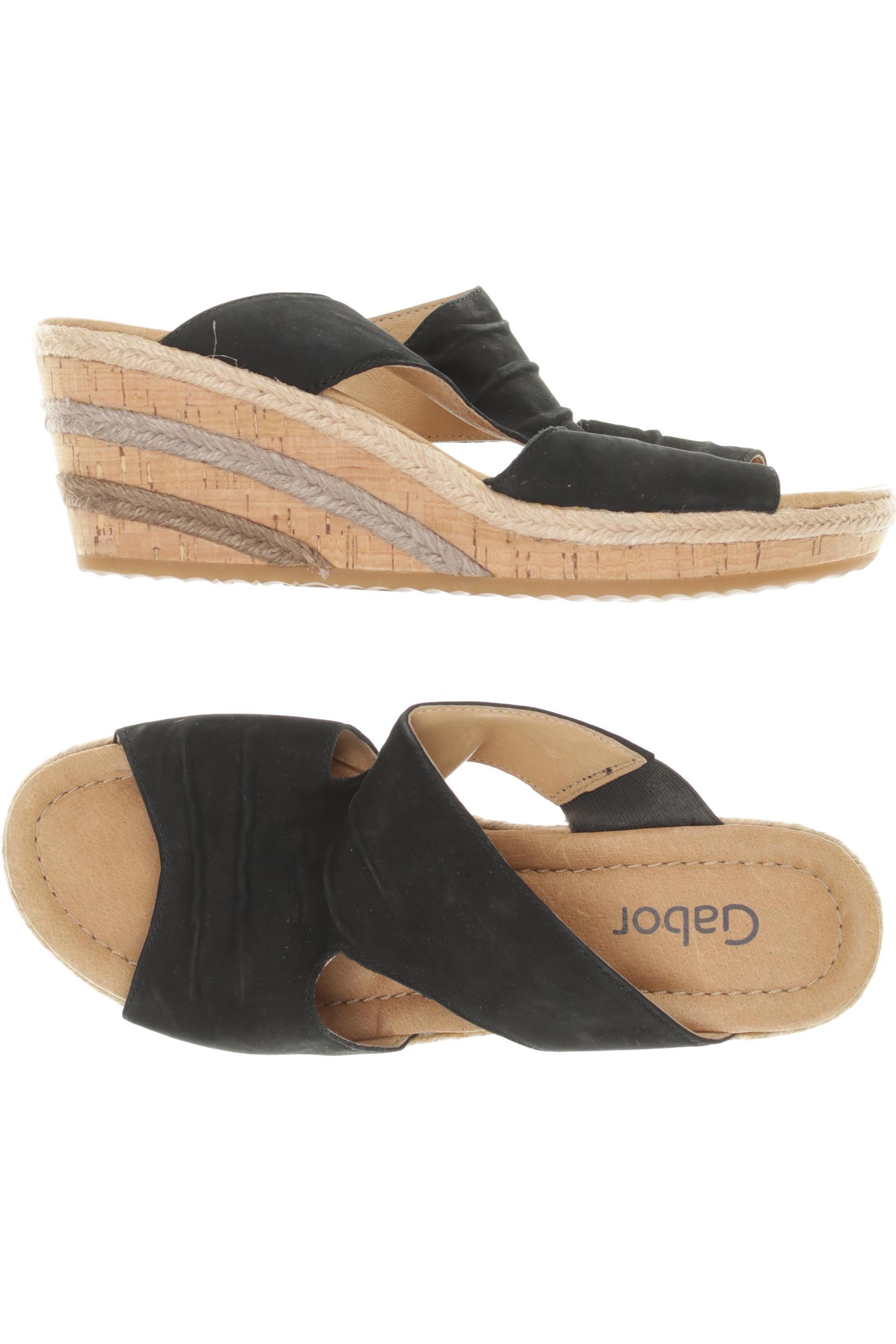 

Gabor Damen Sandale, schwarz, Gr. 5.5