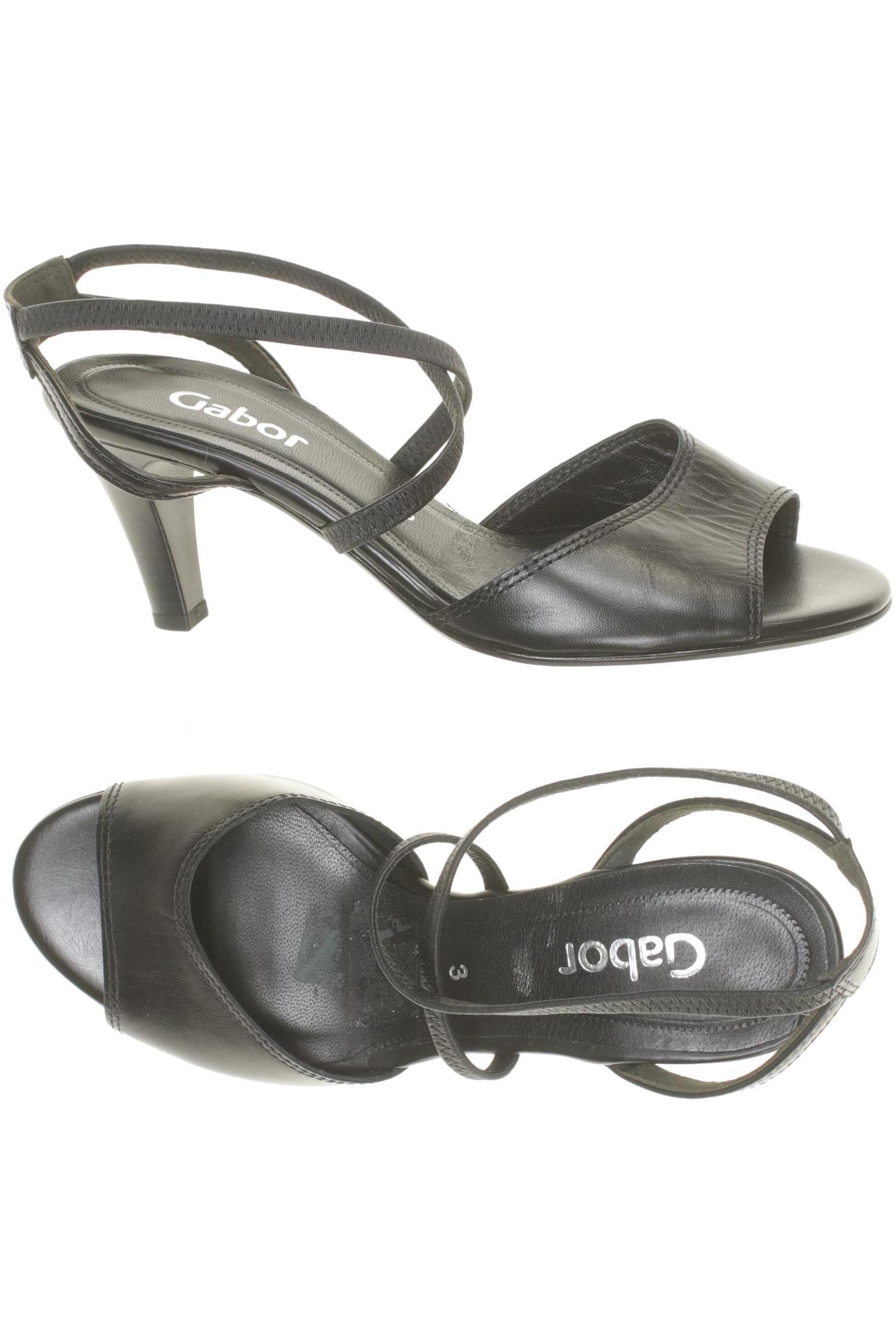 

Gabor Damen Sandale, schwarz, Gr. 3