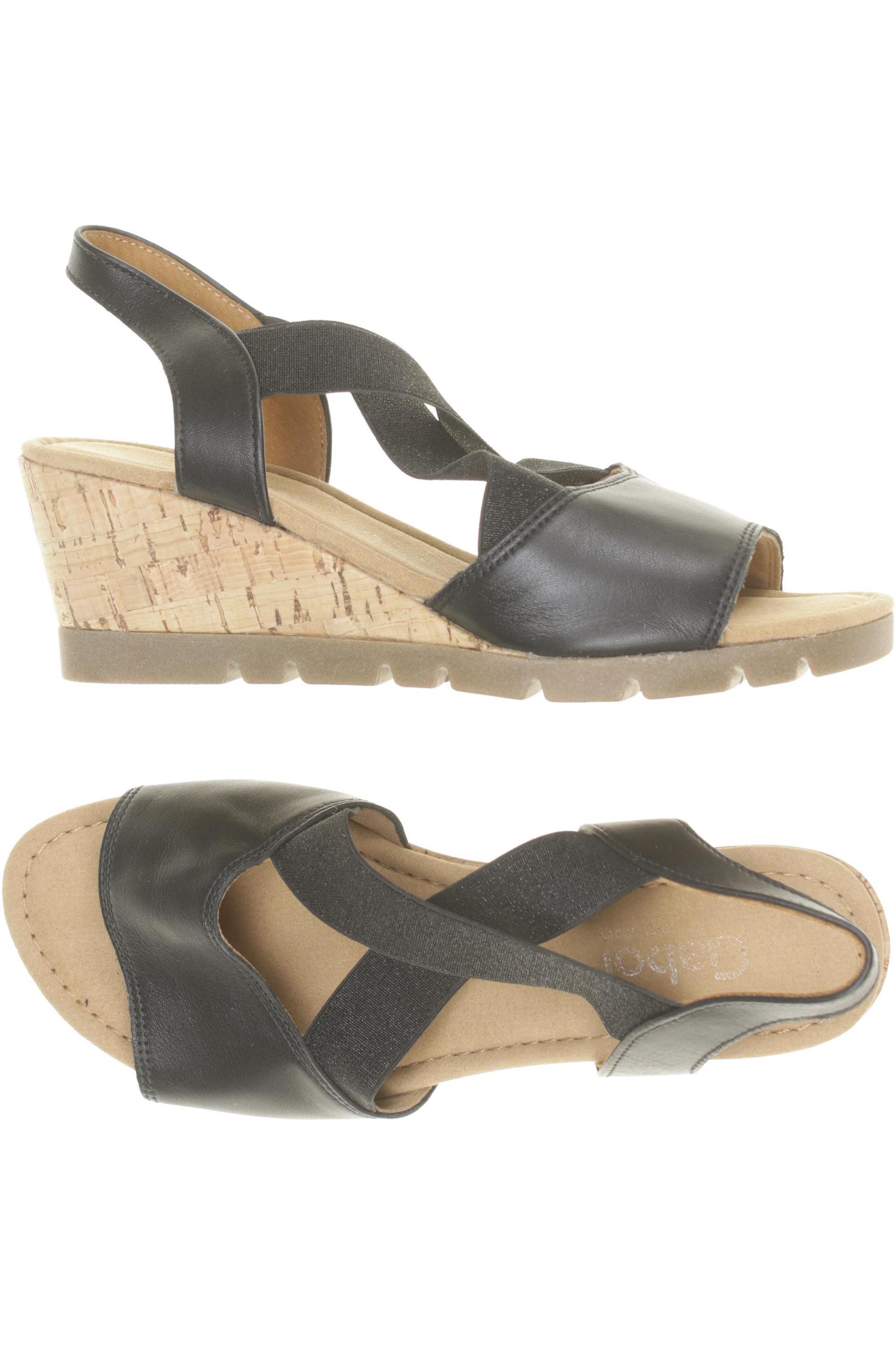 

Gabor Damen Sandale, schwarz, Gr. 4