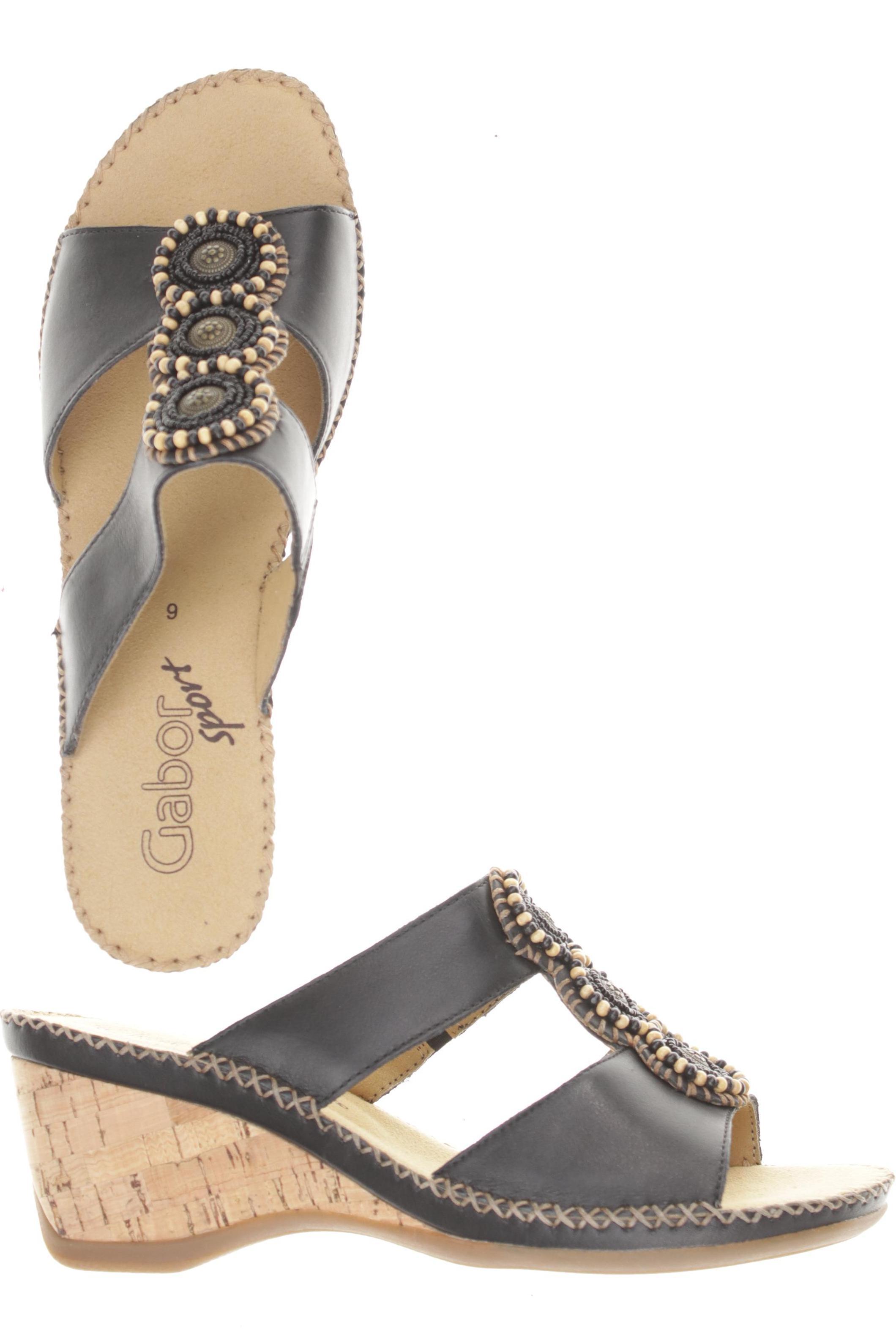 

Gabor Damen Sandale, schwarz, Gr. 6