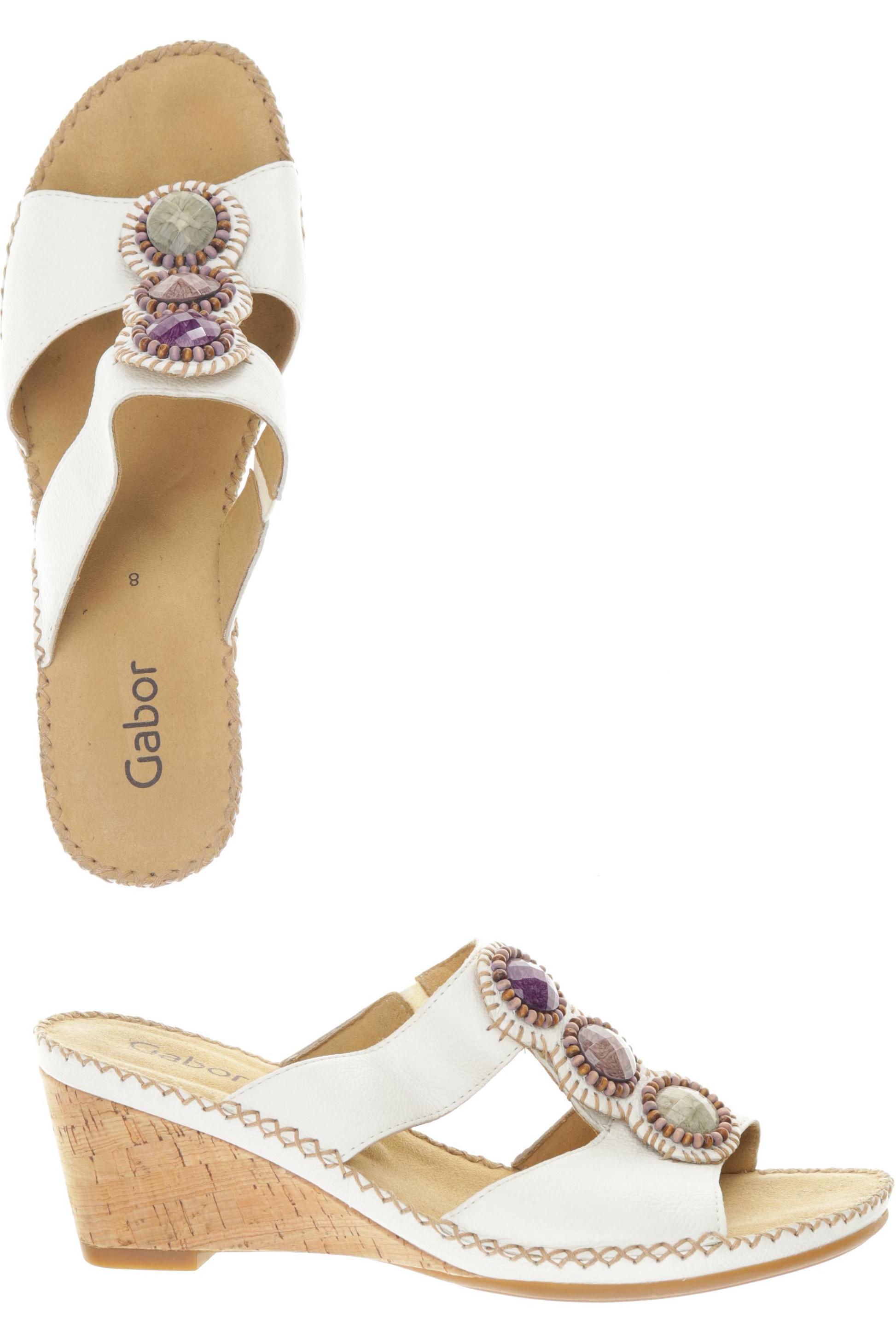 

Gabor Damen Sandale, weiß, Gr. 8