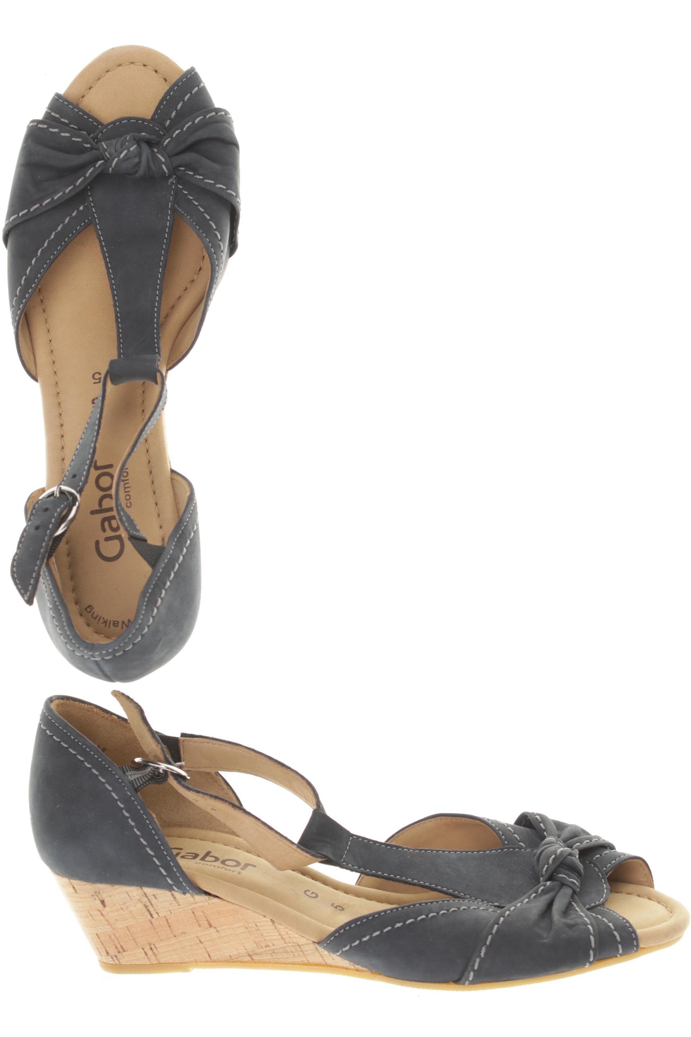 

Gabor Damen Sandale, blau, Gr. 5