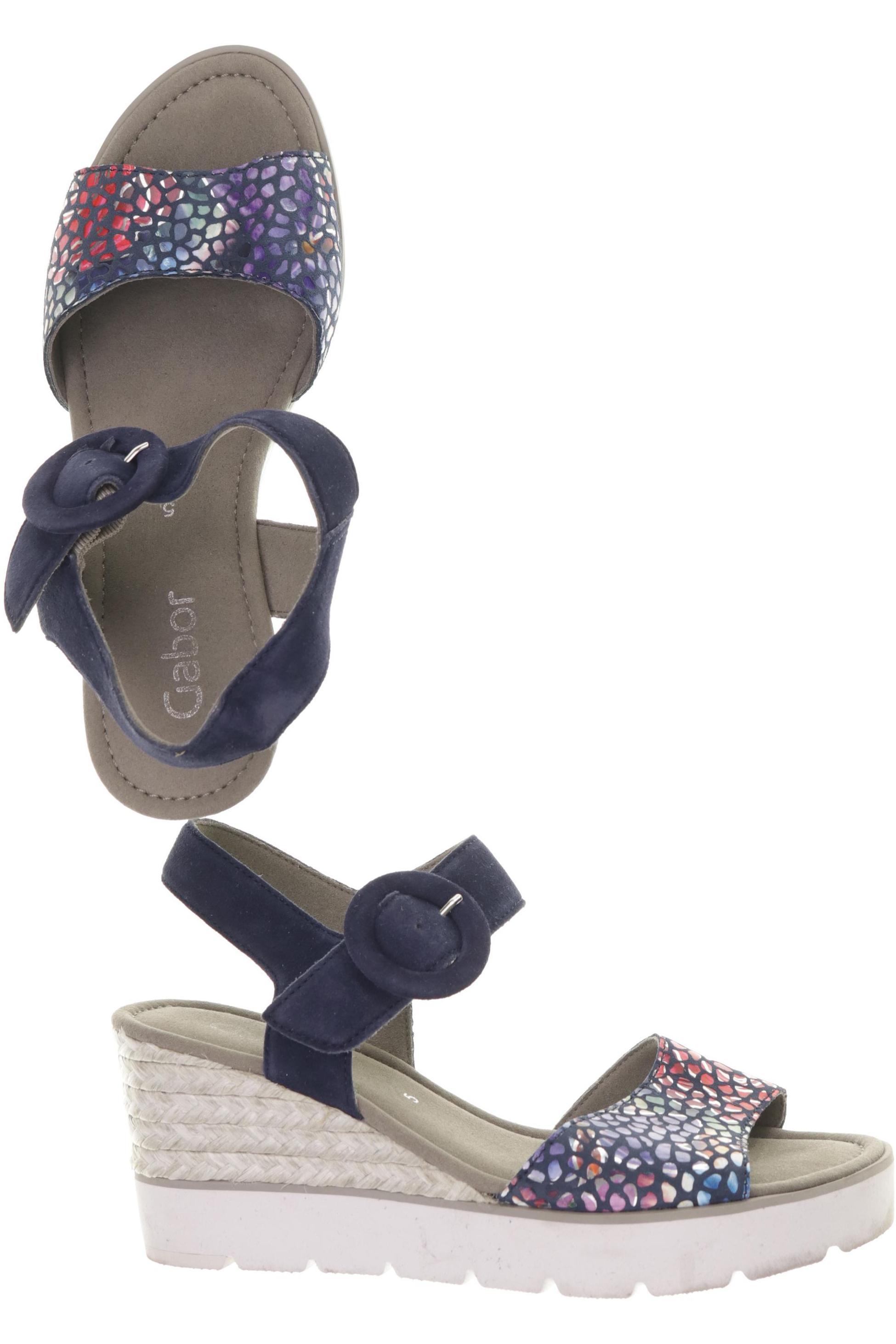 

Gabor Damen Sandale, blau, Gr. 5