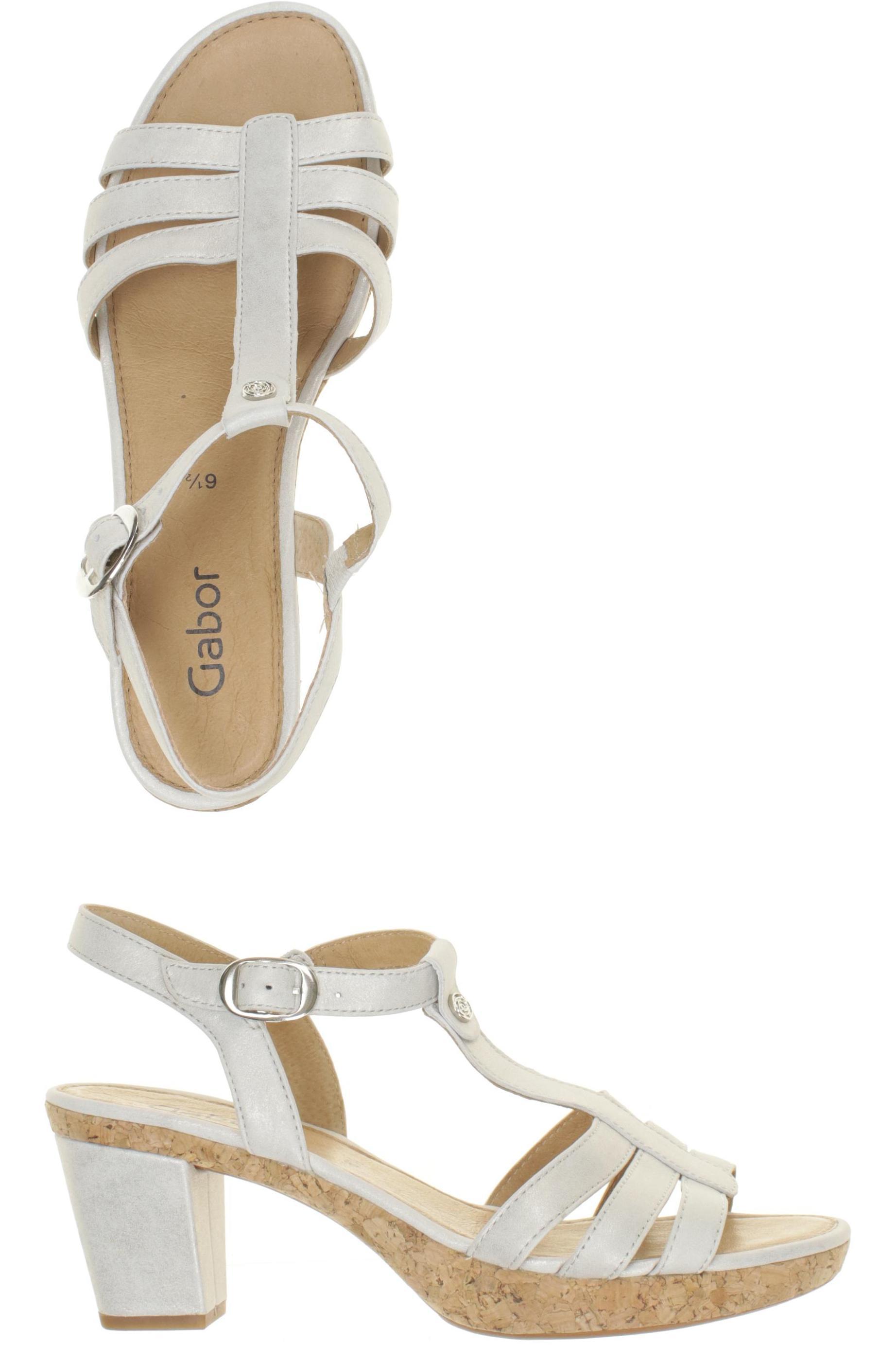 

Gabor Damen Sandale, silber, Gr. 6.5