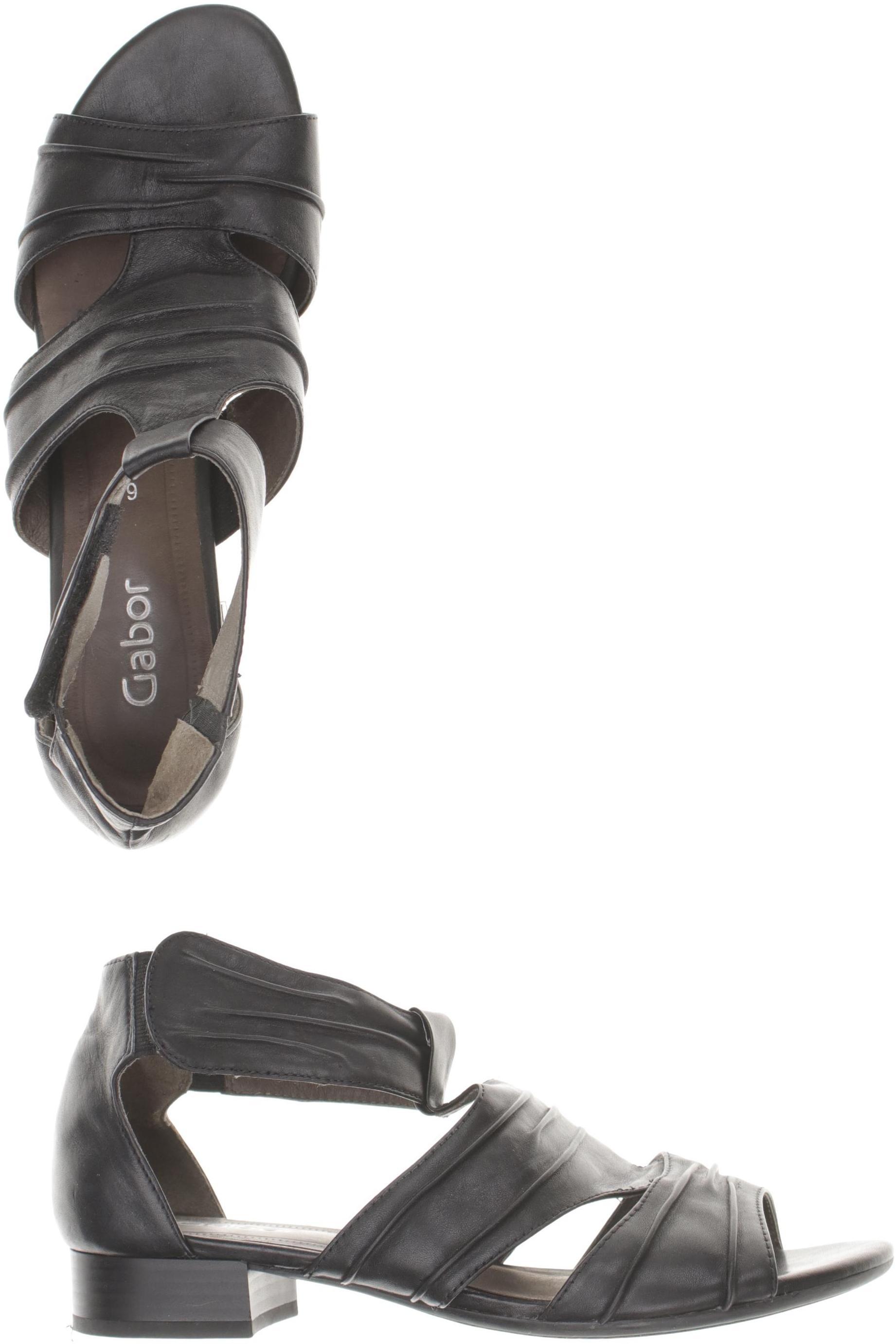 

Gabor Damen Sandale, schwarz, Gr. 6