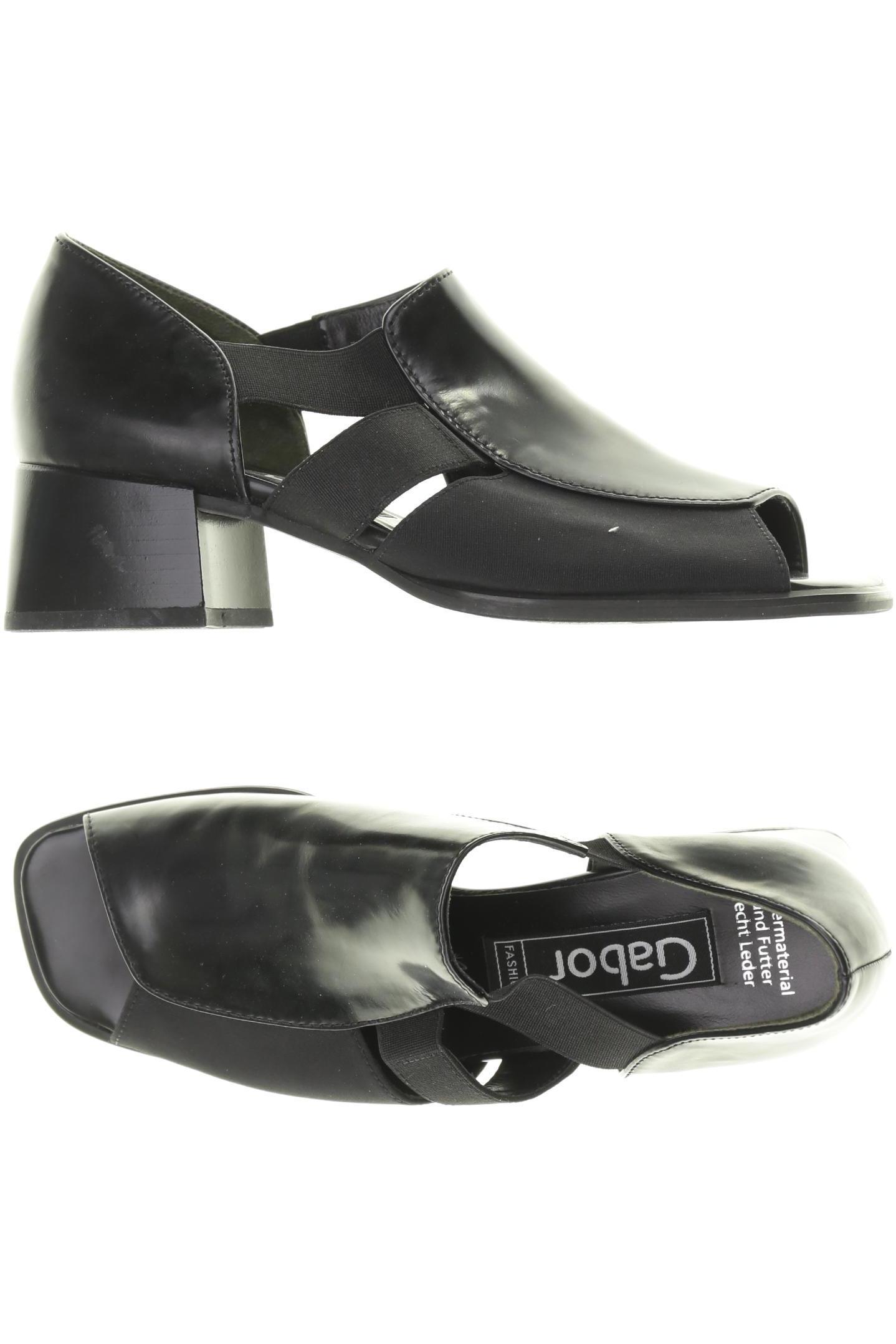 

Gabor Damen Sandale, schwarz, Gr. 4.5