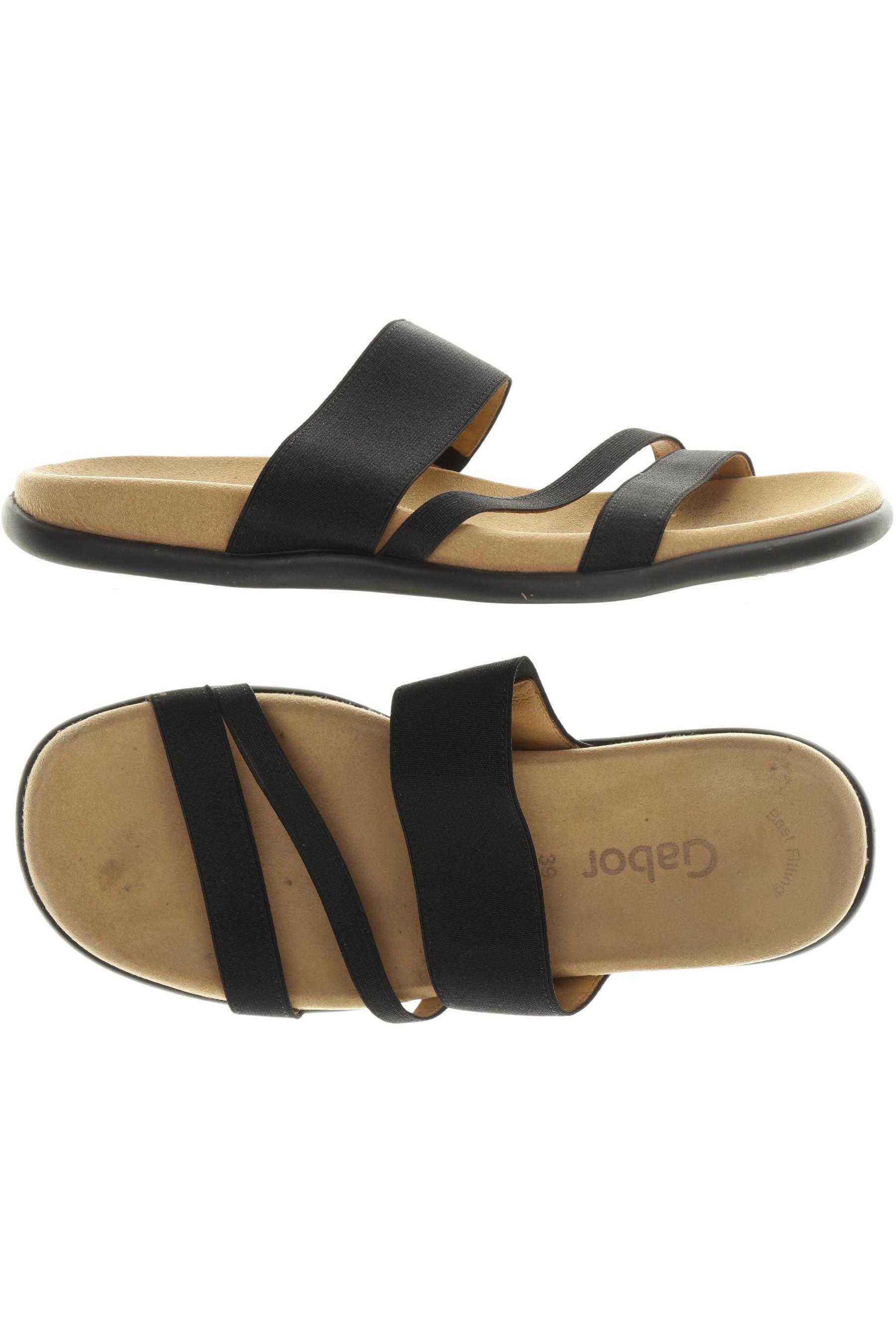 

Gabor Damen Sandale, schwarz, Gr. 39