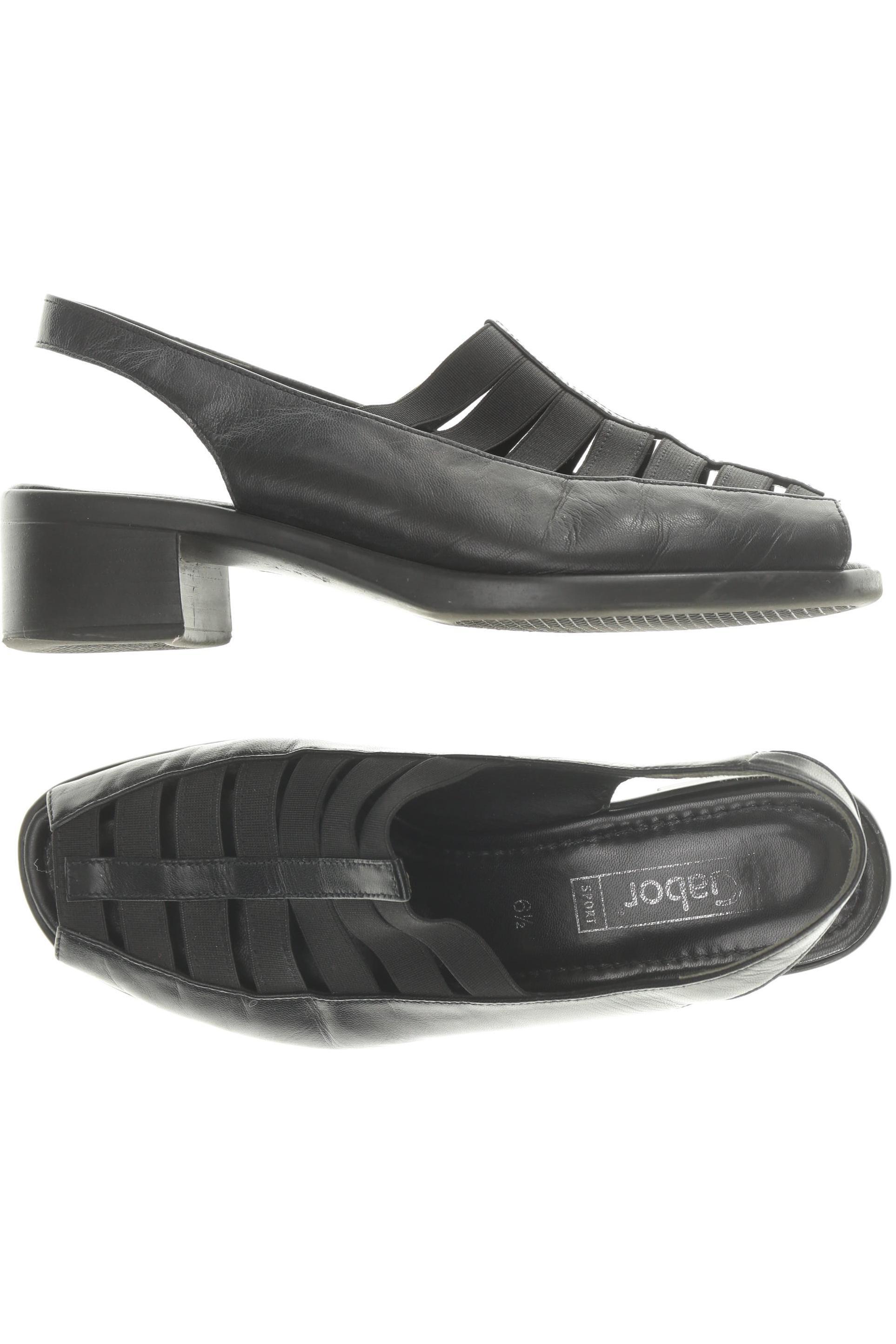 

Gabor Damen Sandale, schwarz, Gr. 6.5