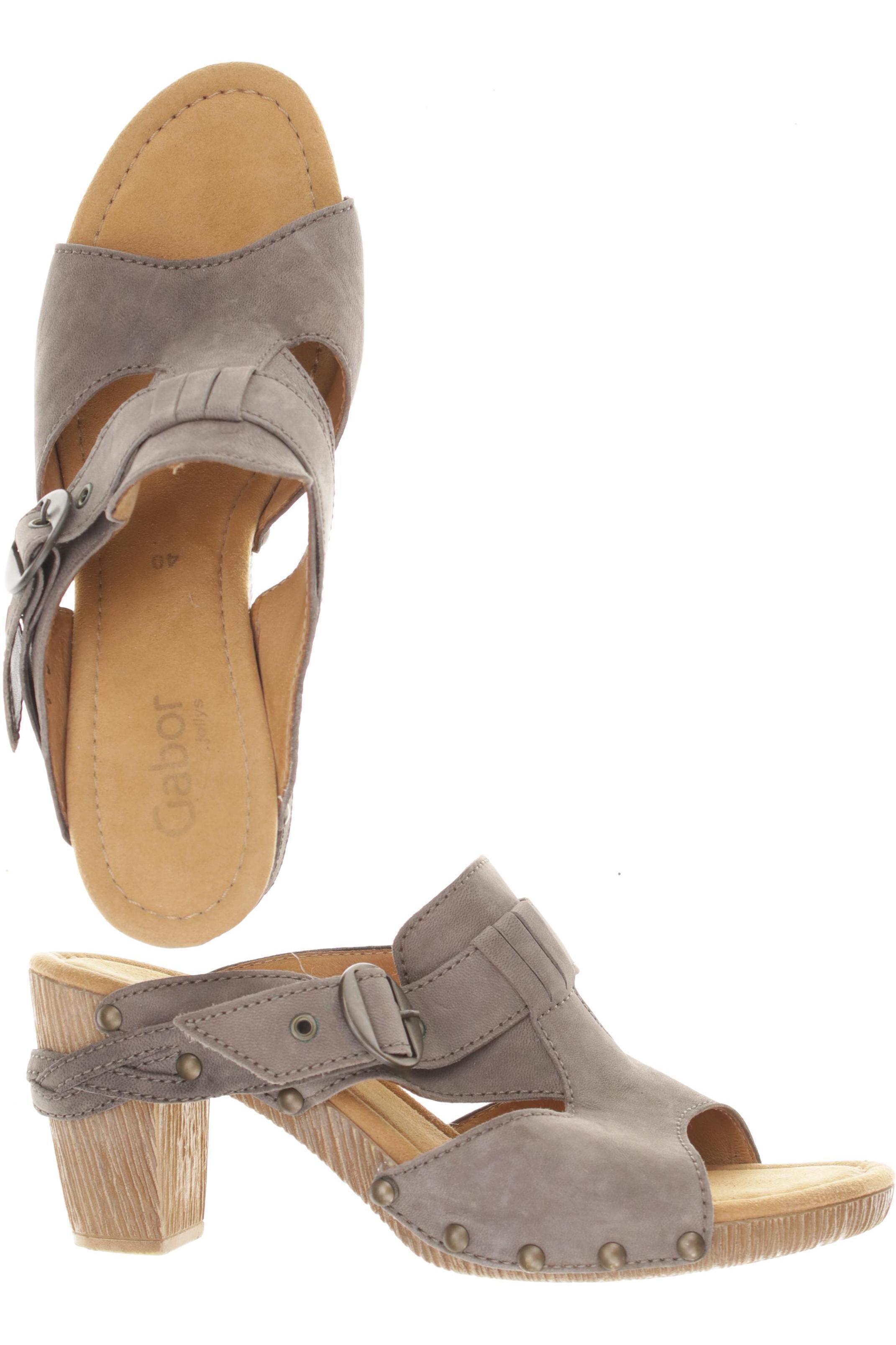 

Gabor Damen Sandale, grau, Gr. 40