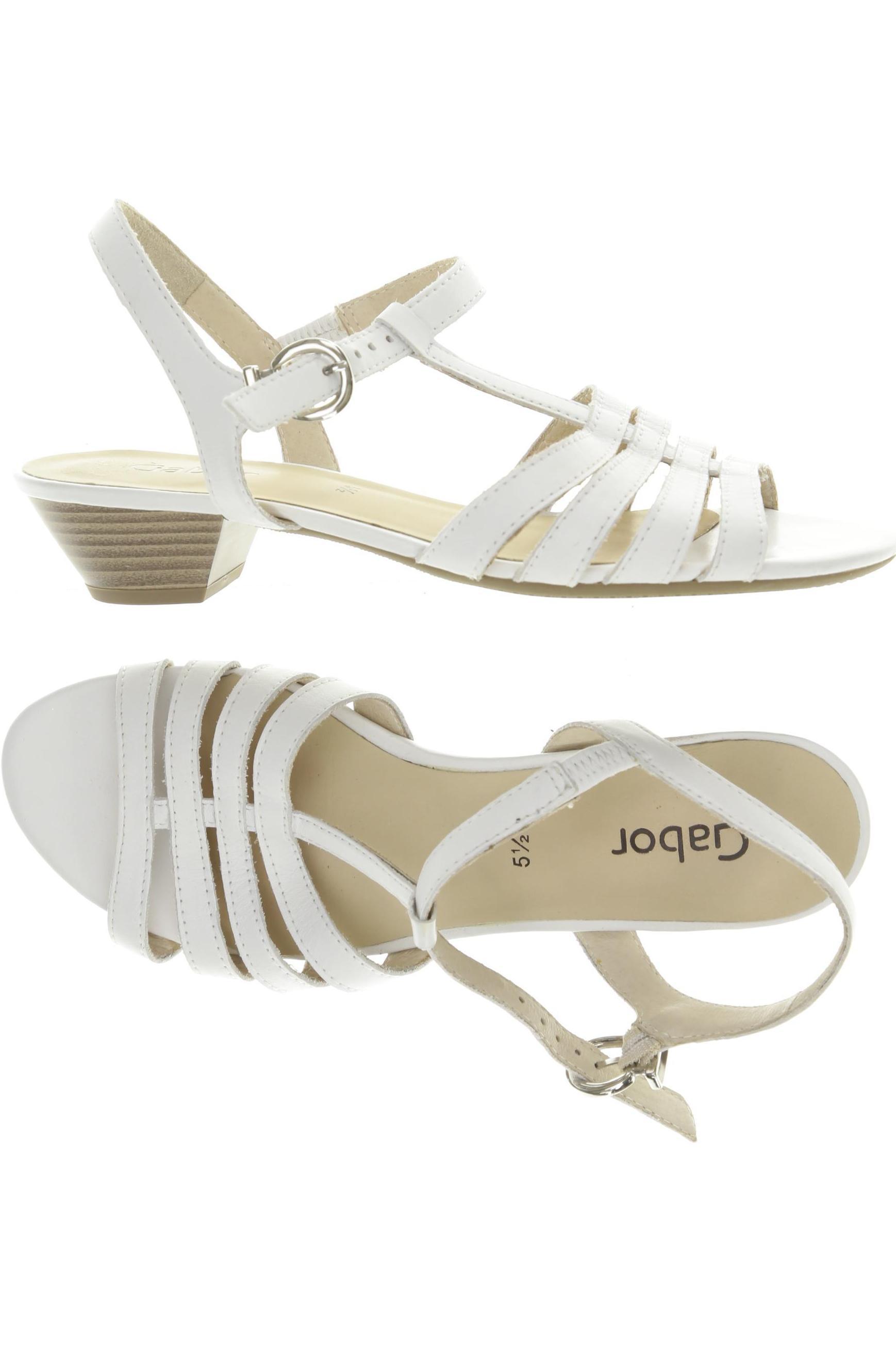 

Gabor Damen Sandale, weiß, Gr. 5.5