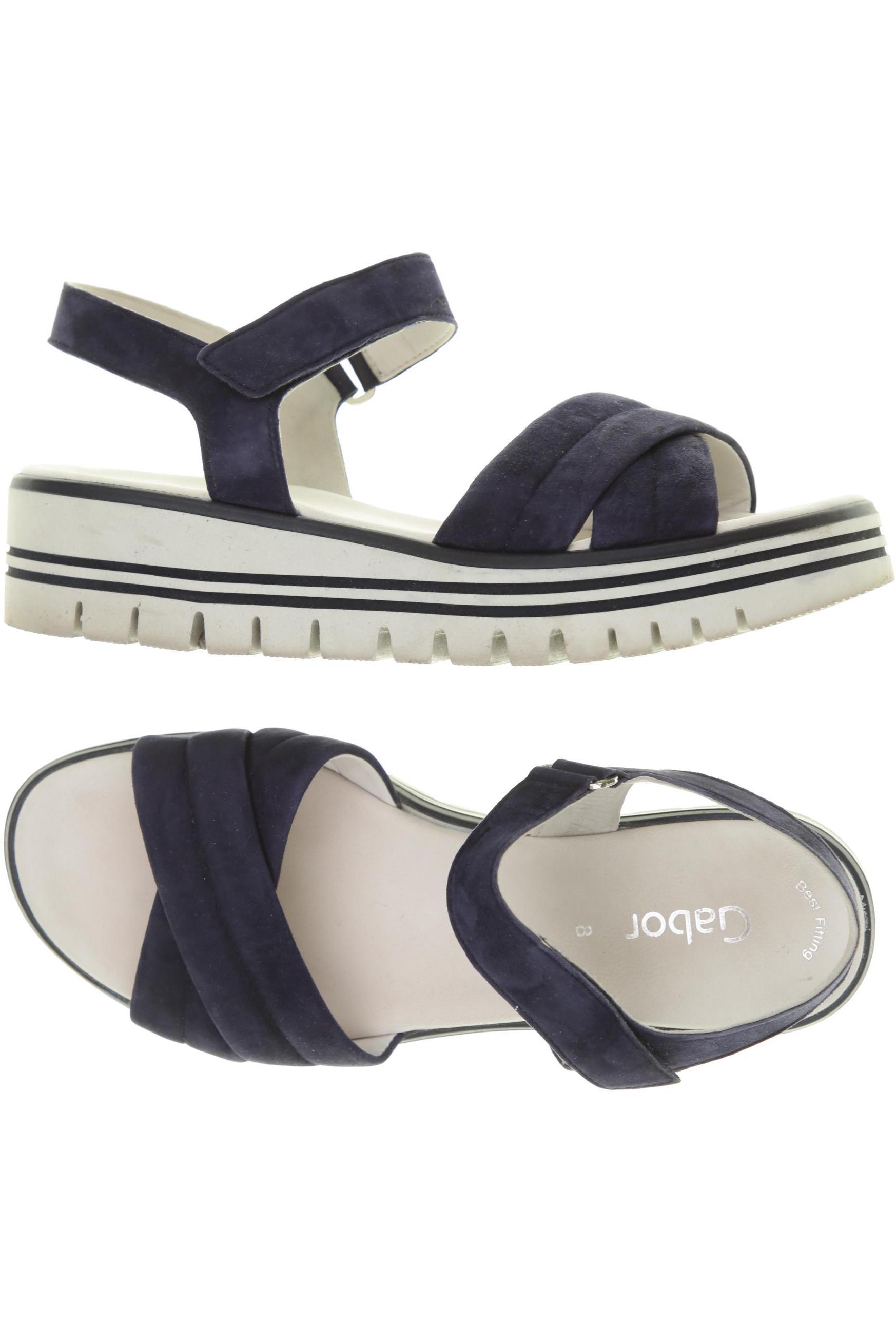 

Gabor Damen Sandale, blau, Gr. 8