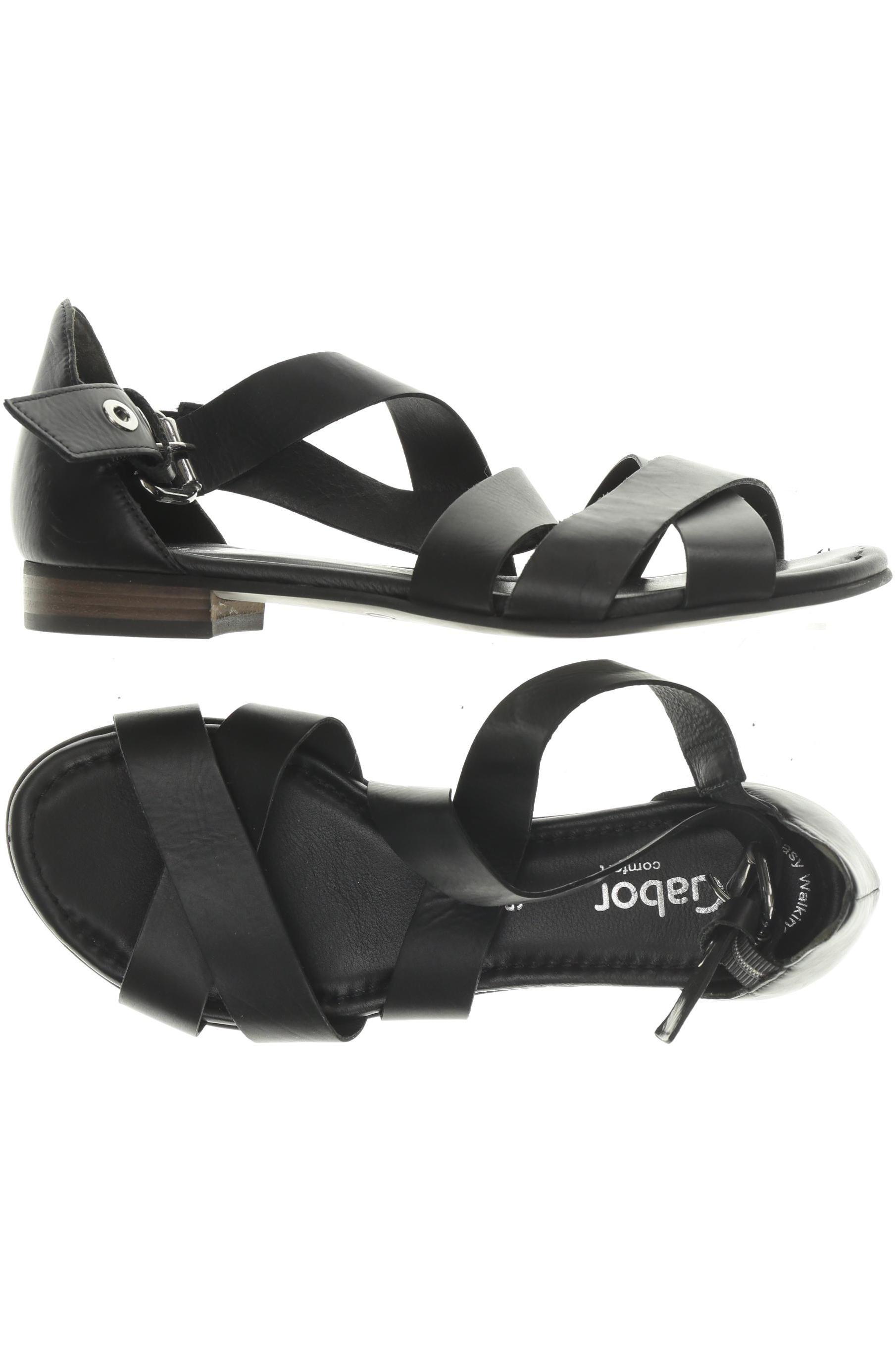 

Gabor Damen Sandale, schwarz, Gr. 6