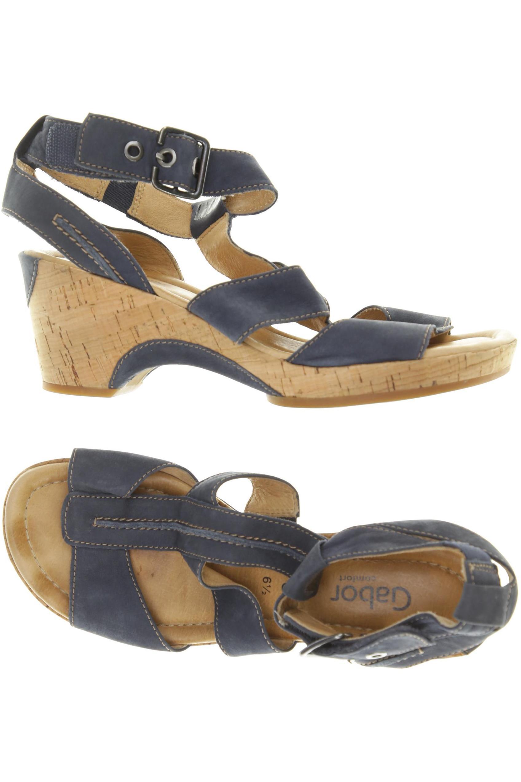 

Gabor Damen Sandale, blau, Gr. 6.5