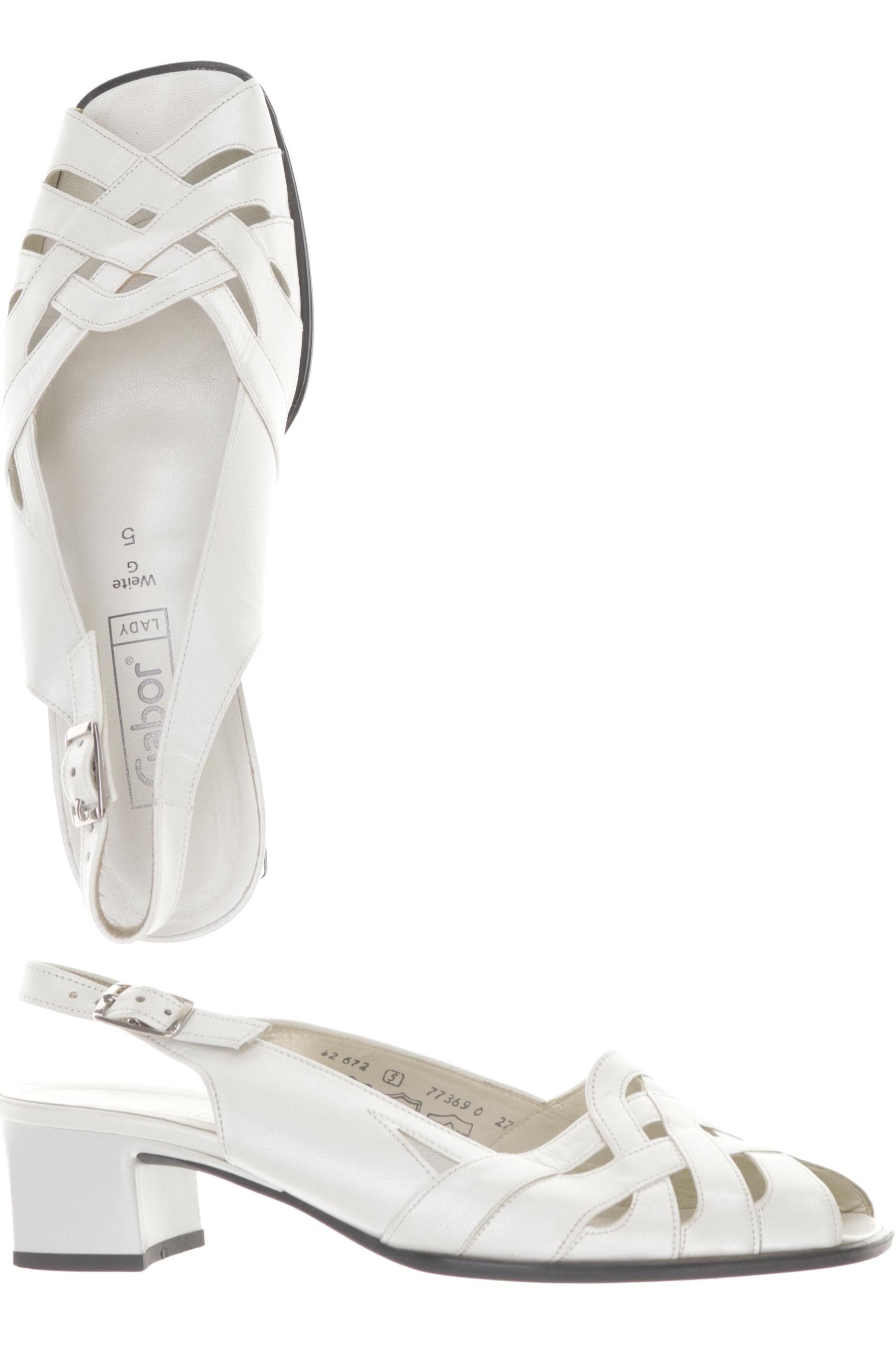 

Gabor Damen Sandale, weiß, Gr. 5