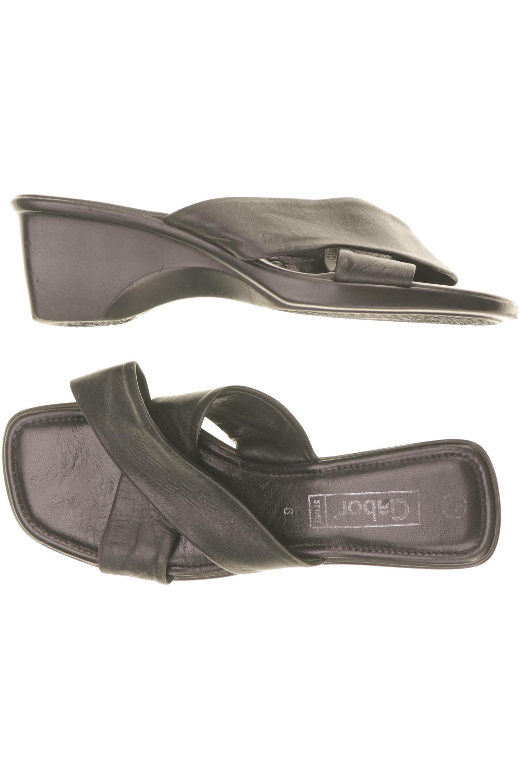 

Gabor Damen Sandale, schwarz, Gr. 6