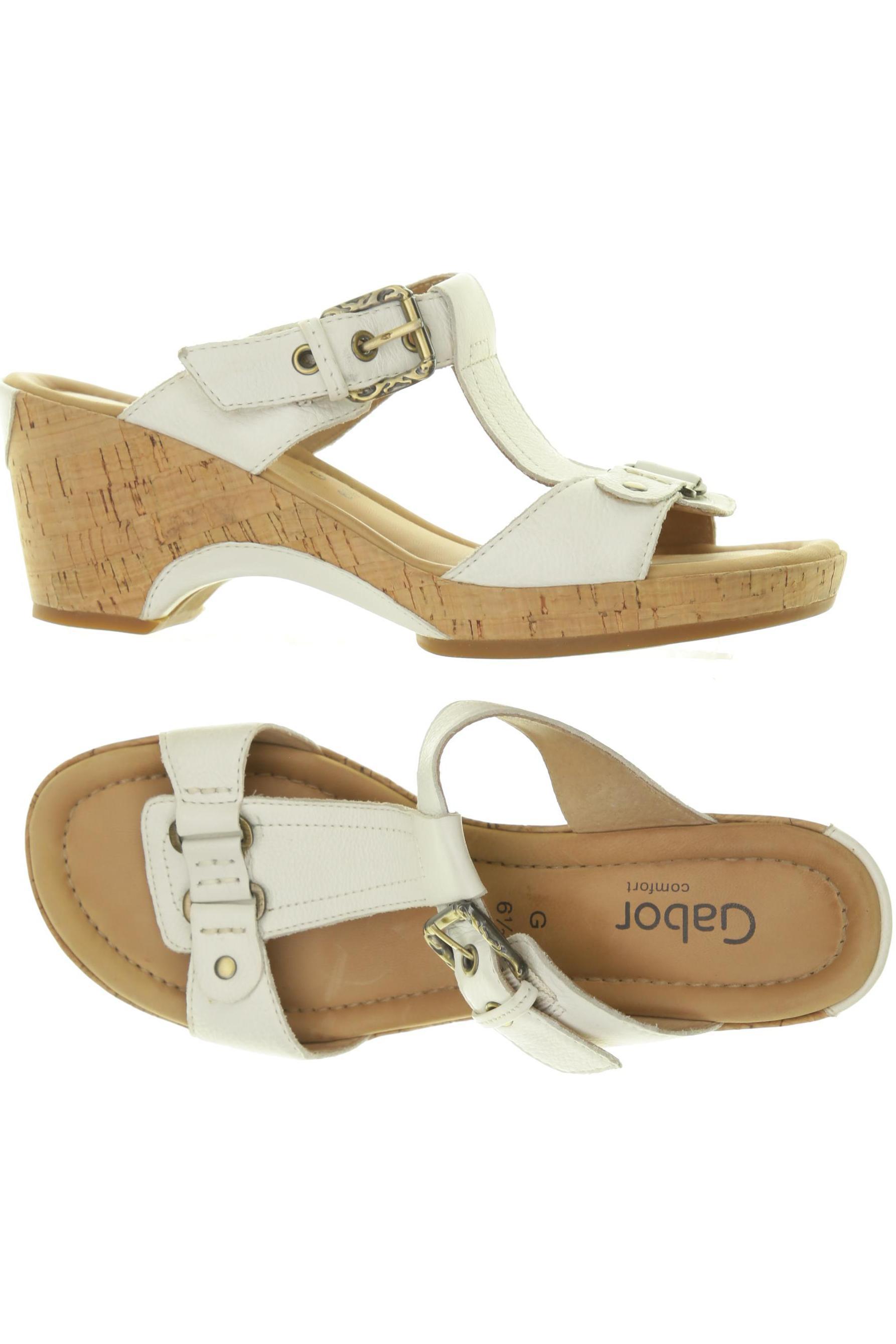 

Gabor Damen Sandale, weiß, Gr. 6.5