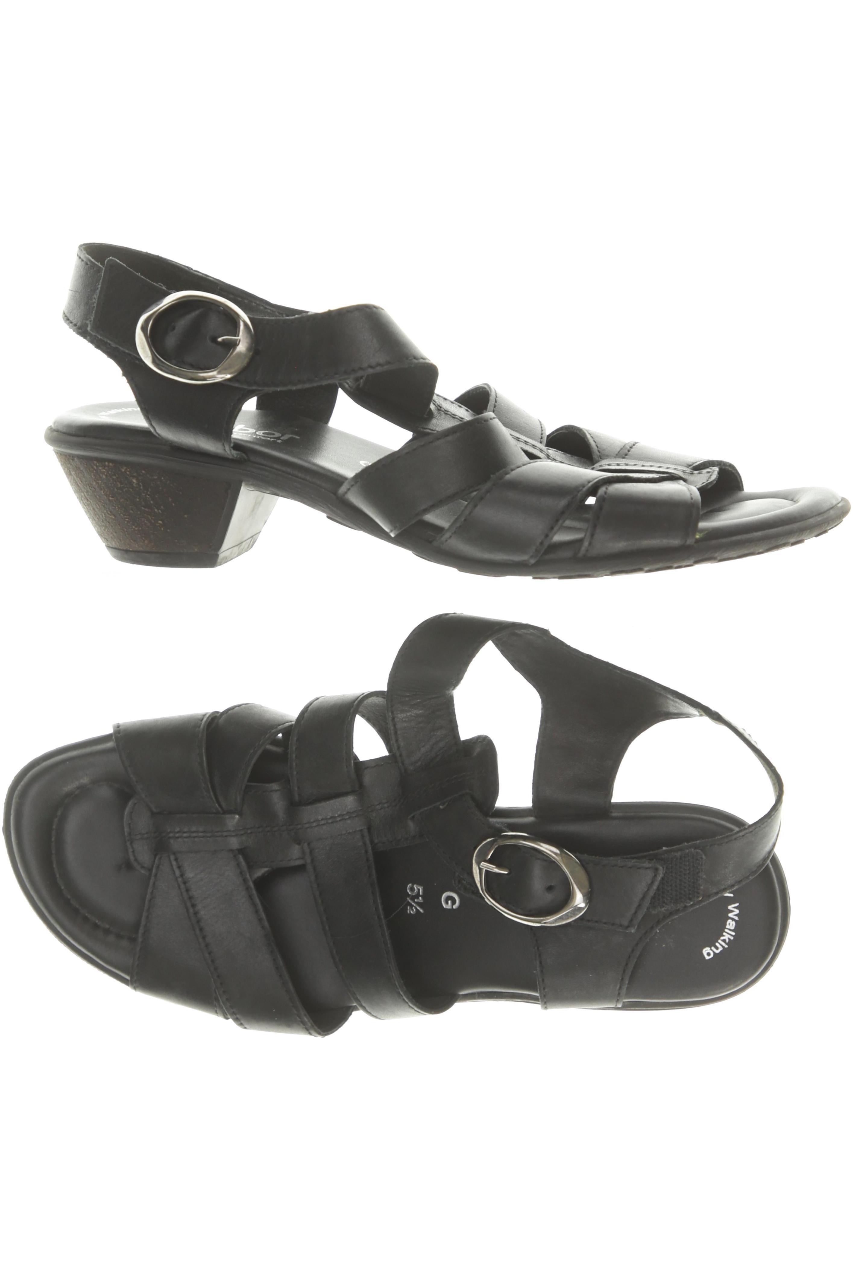 

Gabor Damen Sandale, schwarz, Gr. 5.5