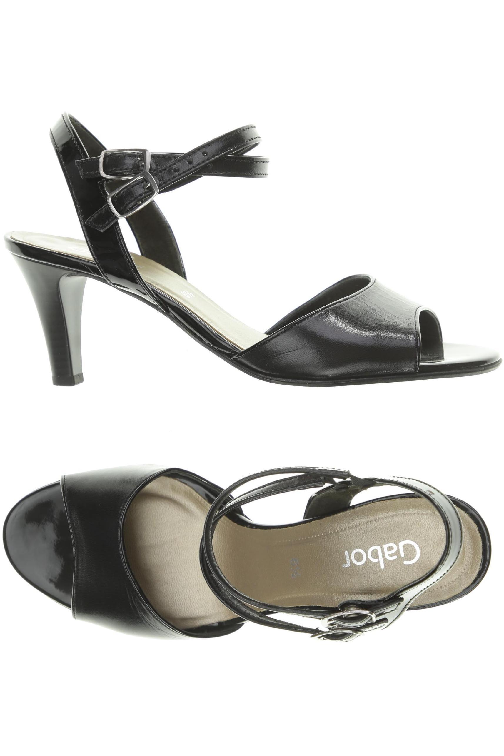 

Gabor Damen Sandale, schwarz, Gr. 6.5