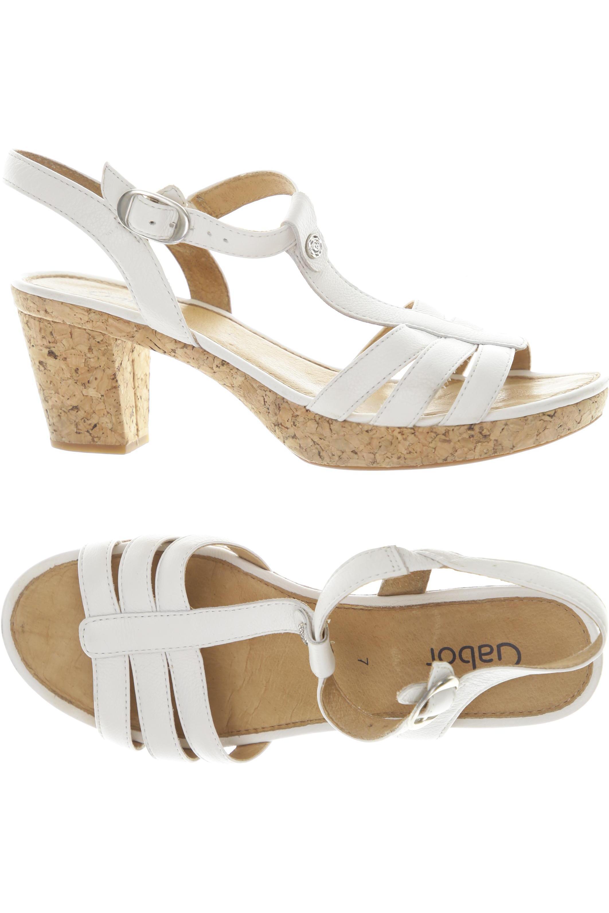 

Gabor Damen Sandale, weiß, Gr. 7