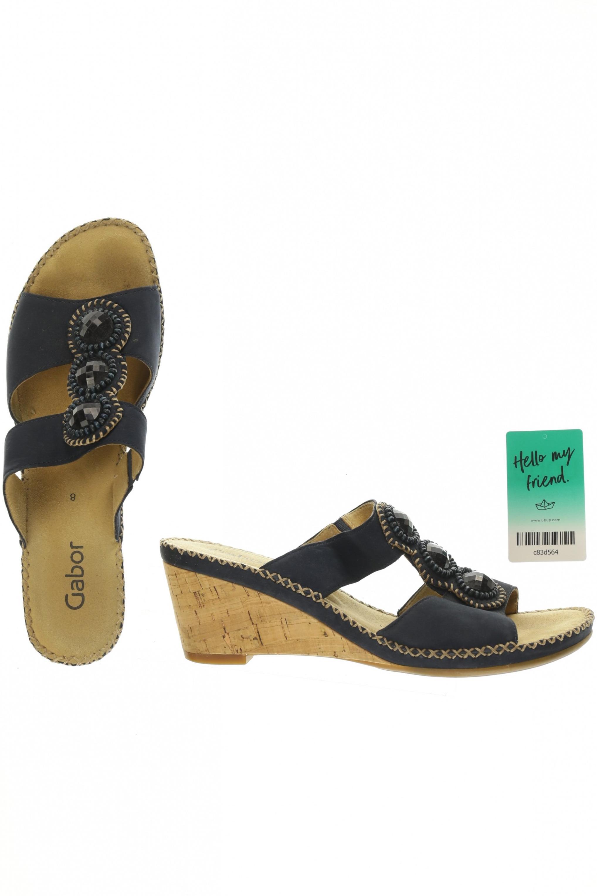 

Gabor Damen Sandale, blau, Gr. 8