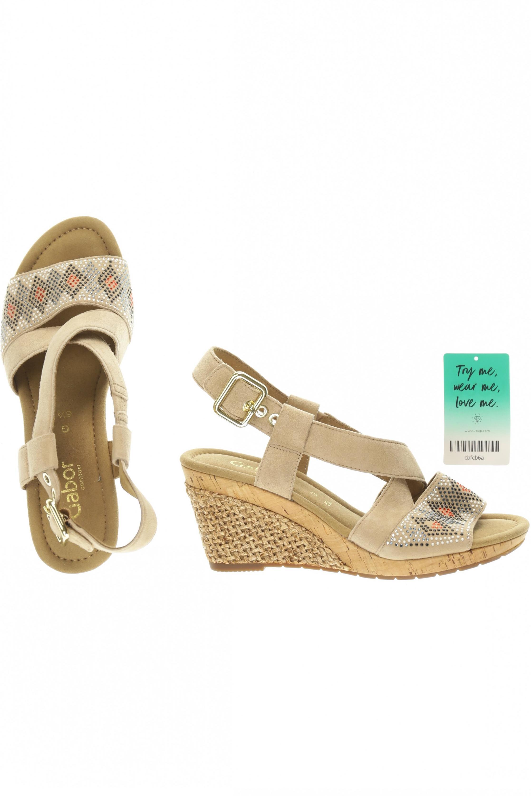 

Gabor Damen Sandale, beige, Gr. 6.5