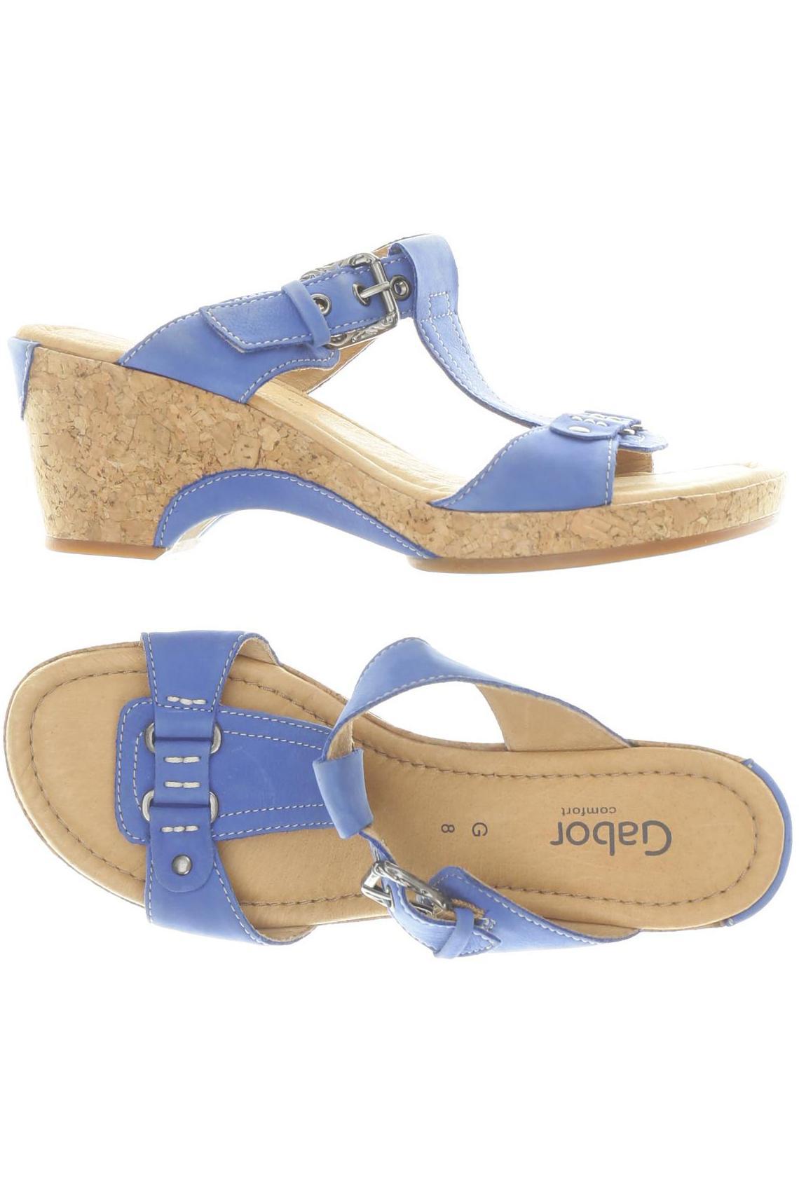 

Gabor Damen Sandale, blau, Gr. 8