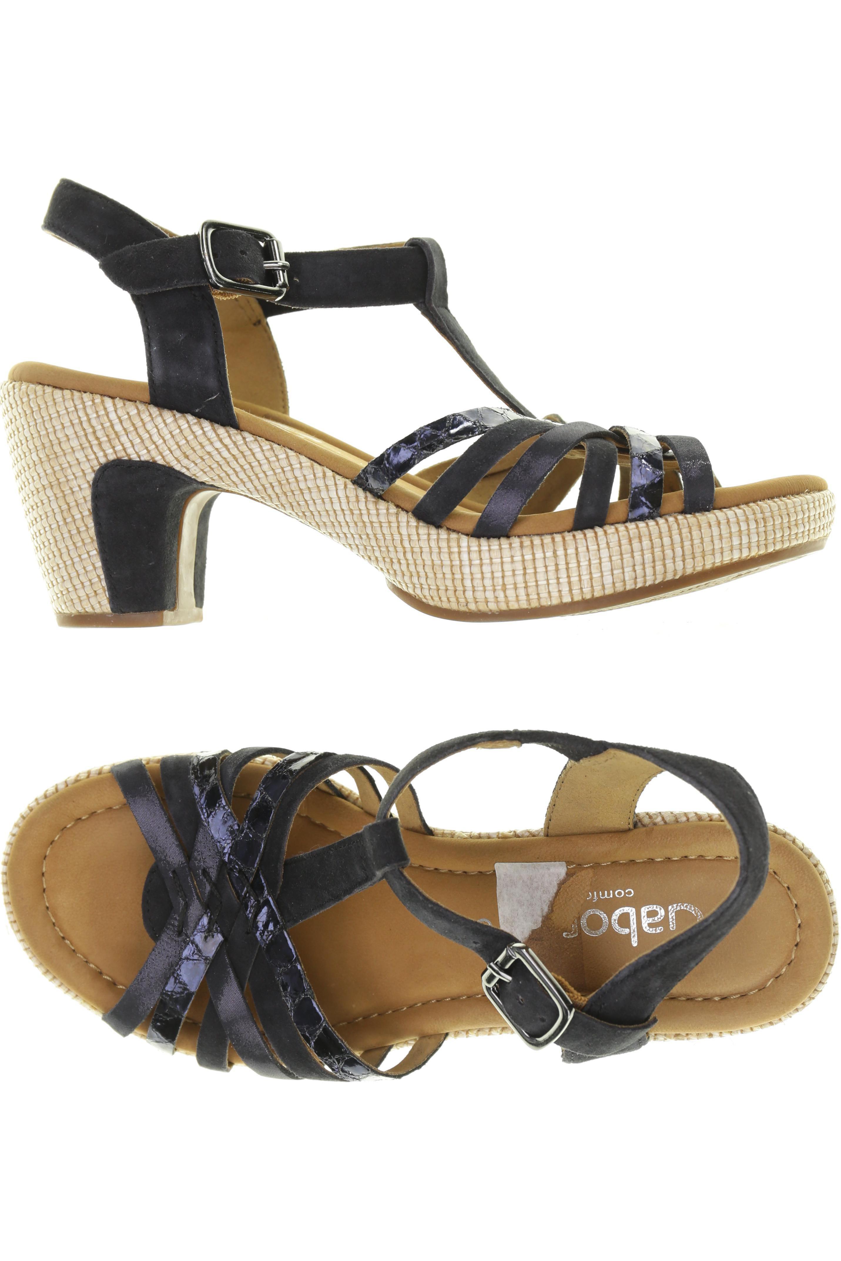 

Gabor Damen Sandale, blau, Gr. 5