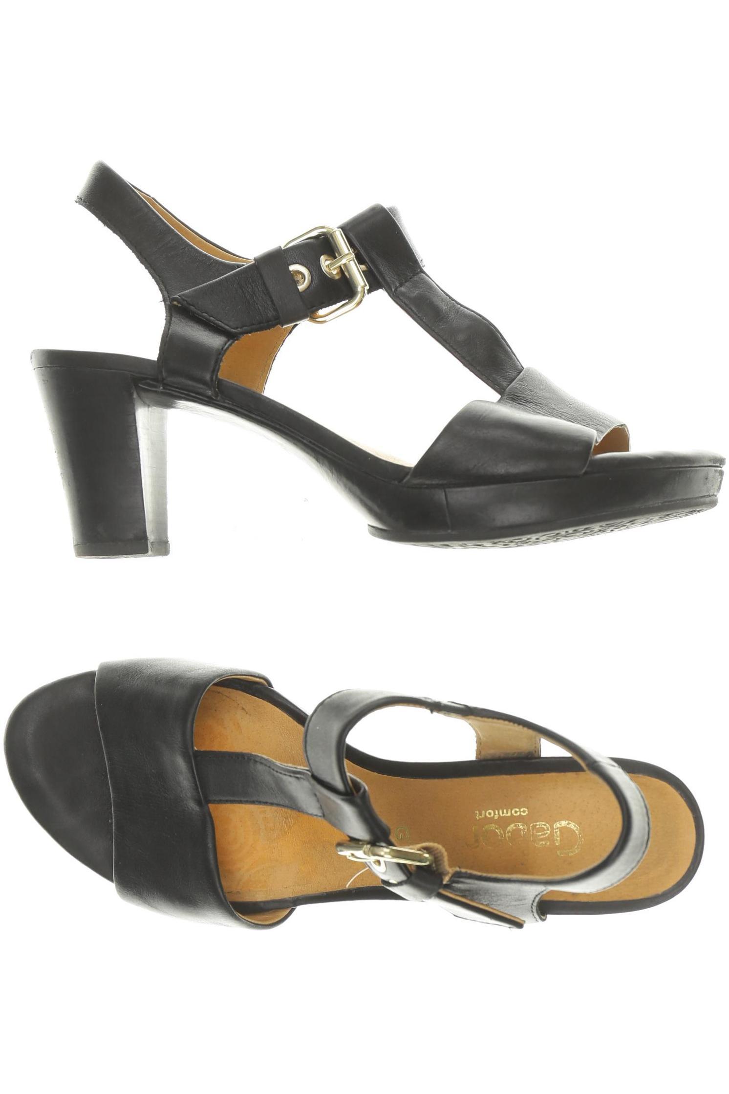 

Gabor Damen Sandale, schwarz, Gr. 4.5