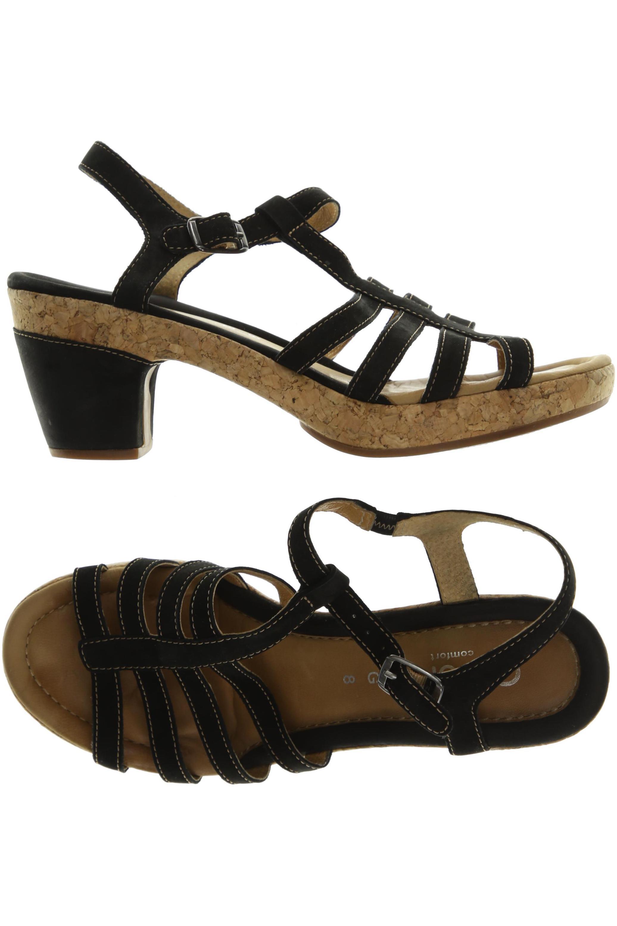 

Gabor Damen Sandale, schwarz, Gr. 8