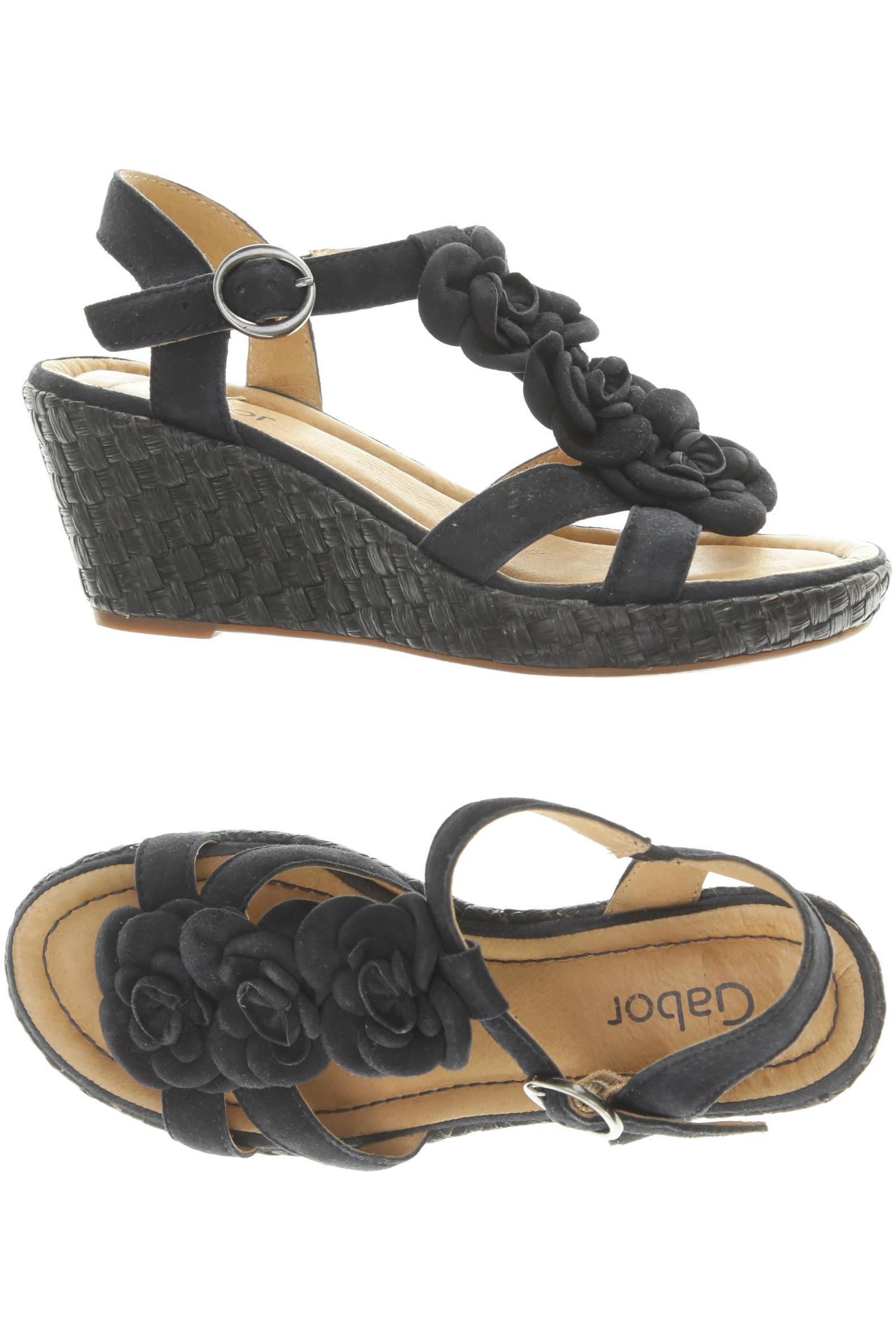 

Gabor Damen Sandale, schwarz, Gr. 5