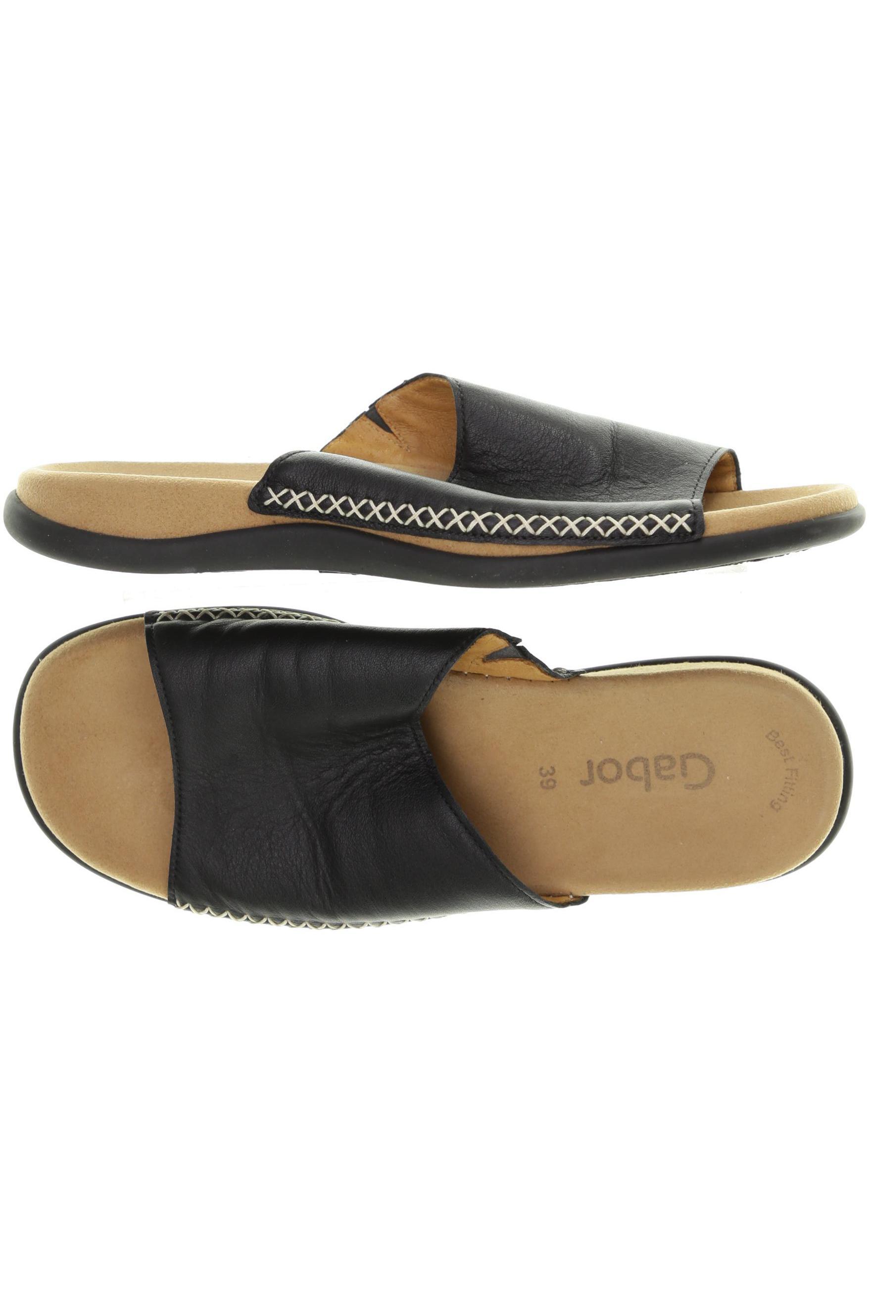 

Gabor Damen Sandale, schwarz, Gr. 39