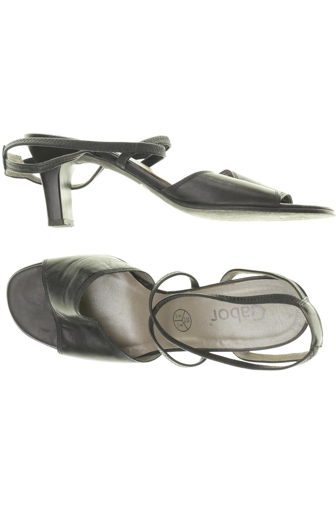 

Gabor Damen Sandale, schwarz, Gr. 6