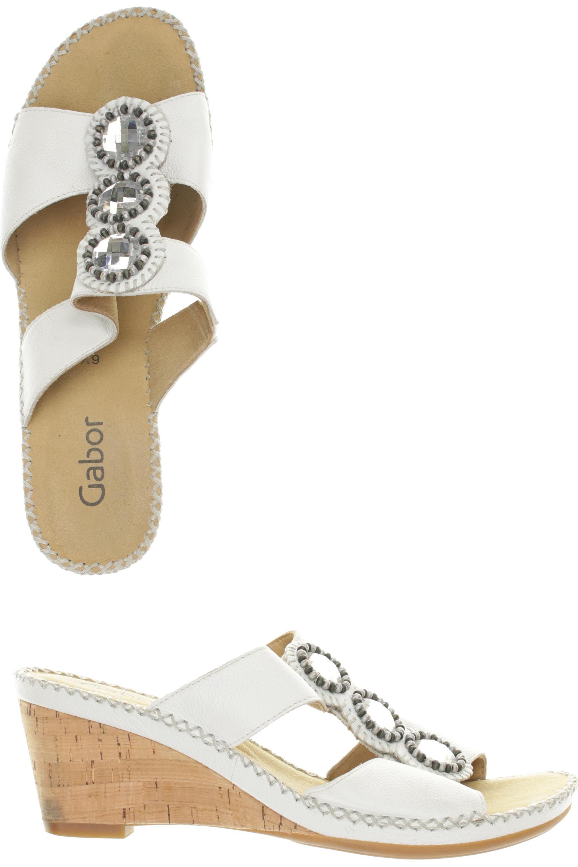 

Gabor Damen Sandale, weiß, Gr. 6.5