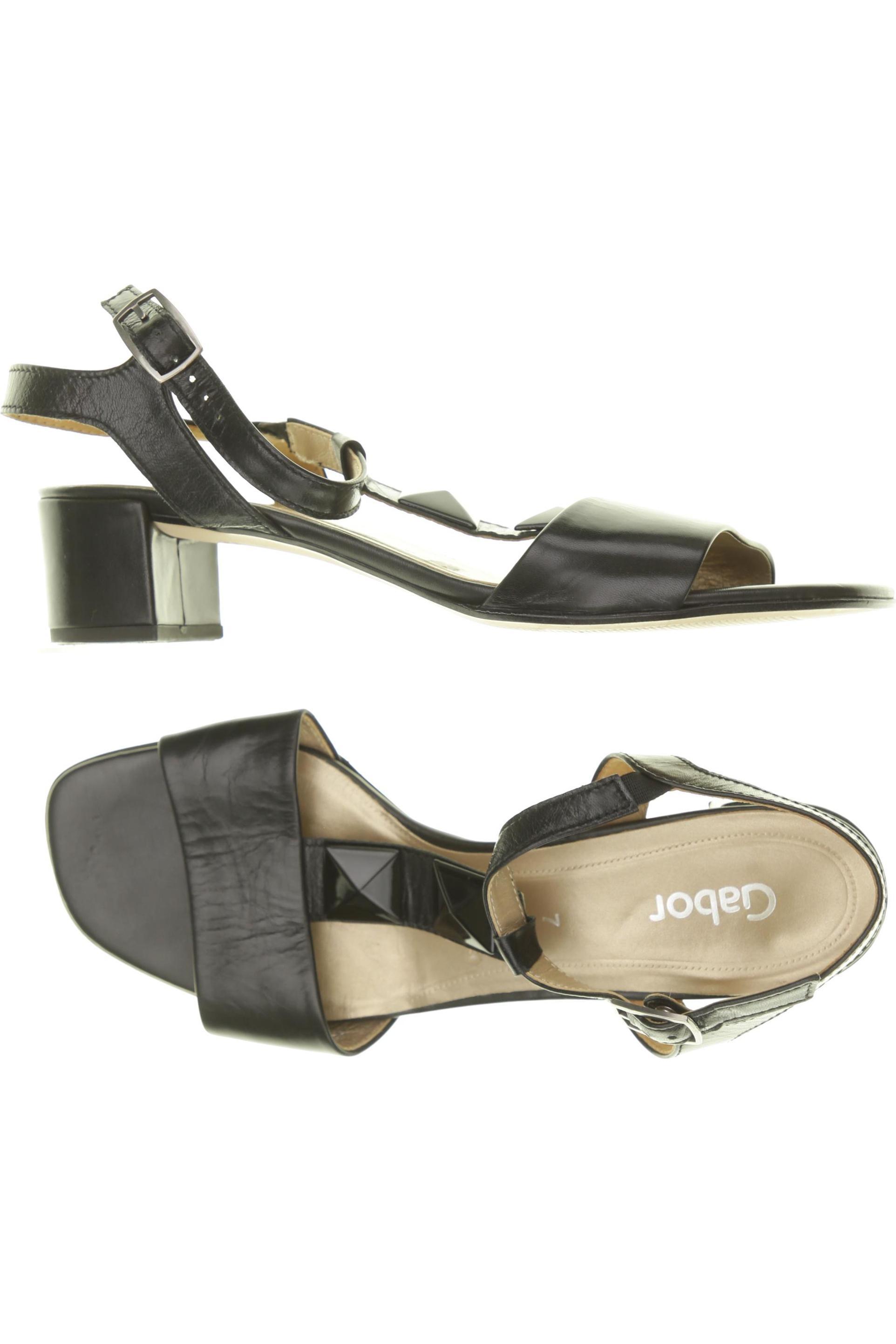 

Gabor Damen Sandale, schwarz, Gr. 7