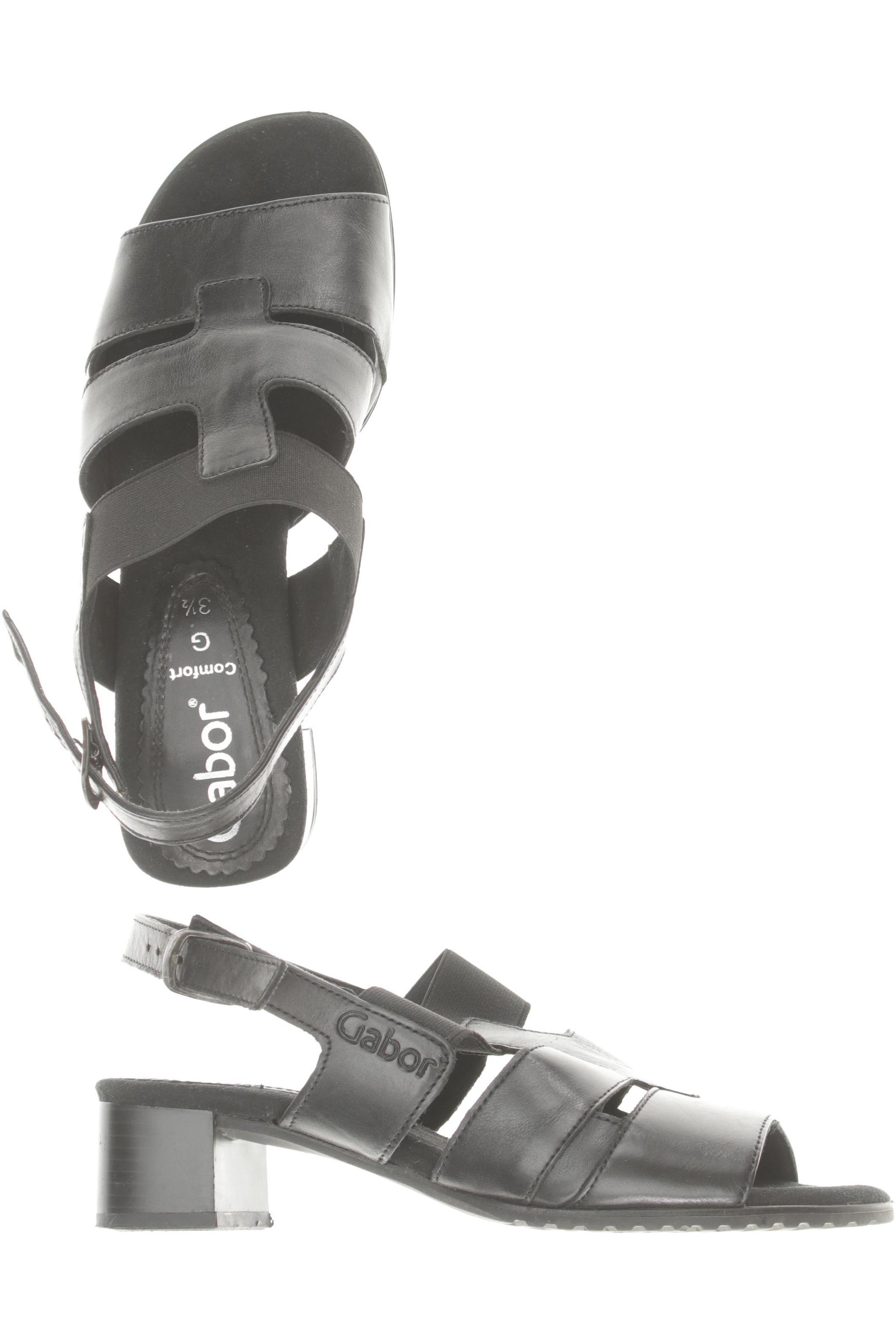 

Gabor Damen Sandale, schwarz, Gr. 3.5