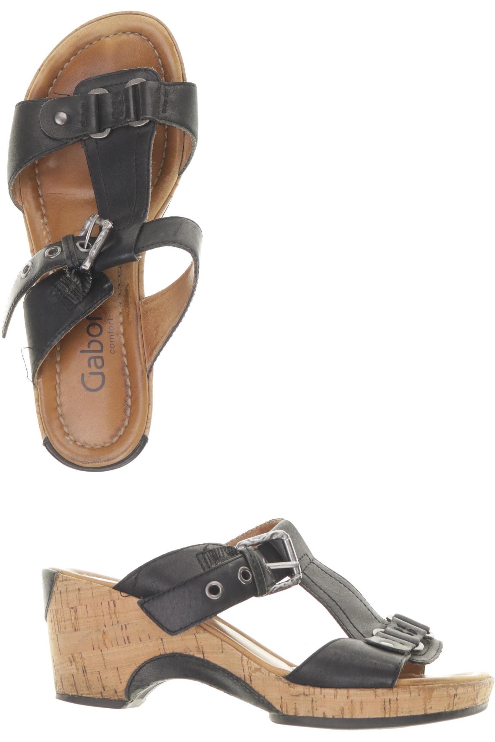 

Gabor Damen Sandale, schwarz, Gr. 3.5