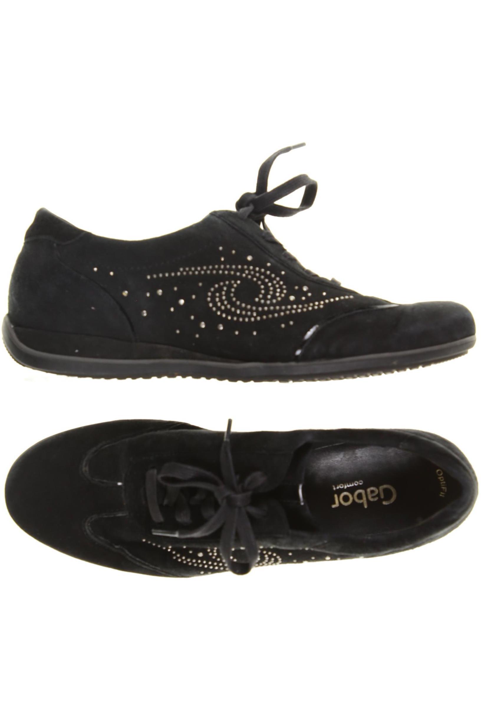 

Gabor Damen Sneakers, schwarz, Gr. 7.5