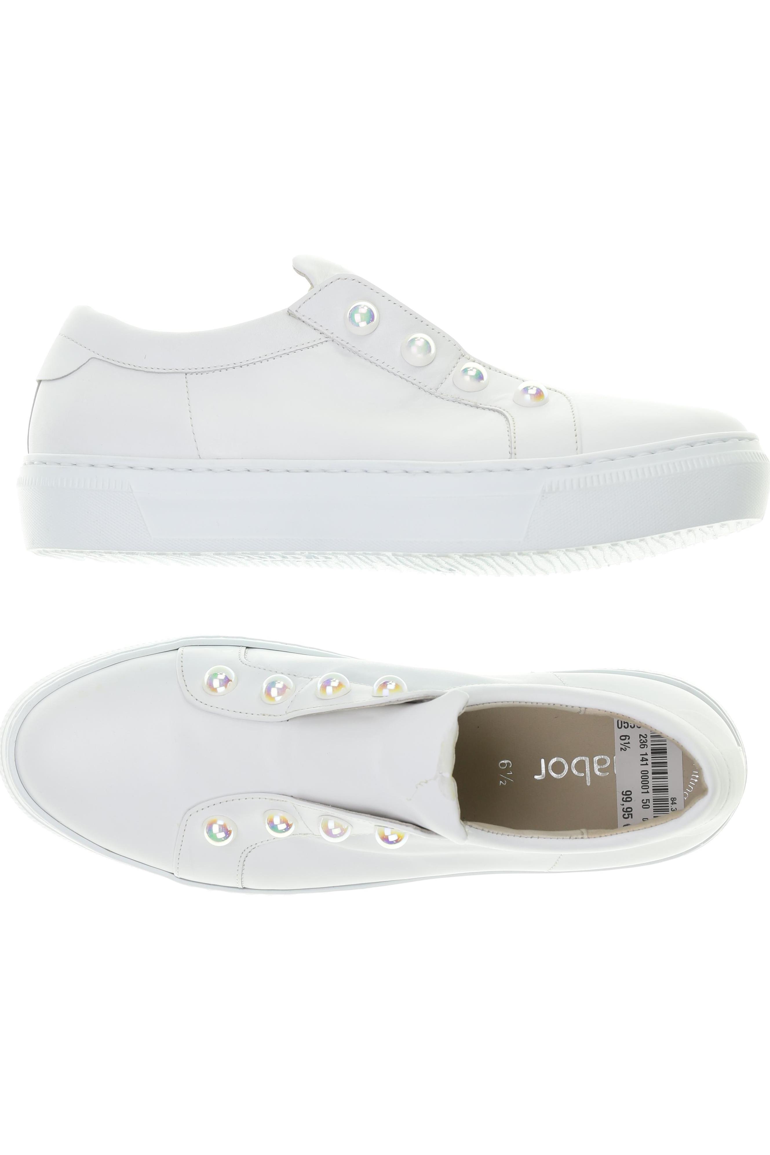 

Gabor Damen Sneakers, weiß, Gr. 6.5