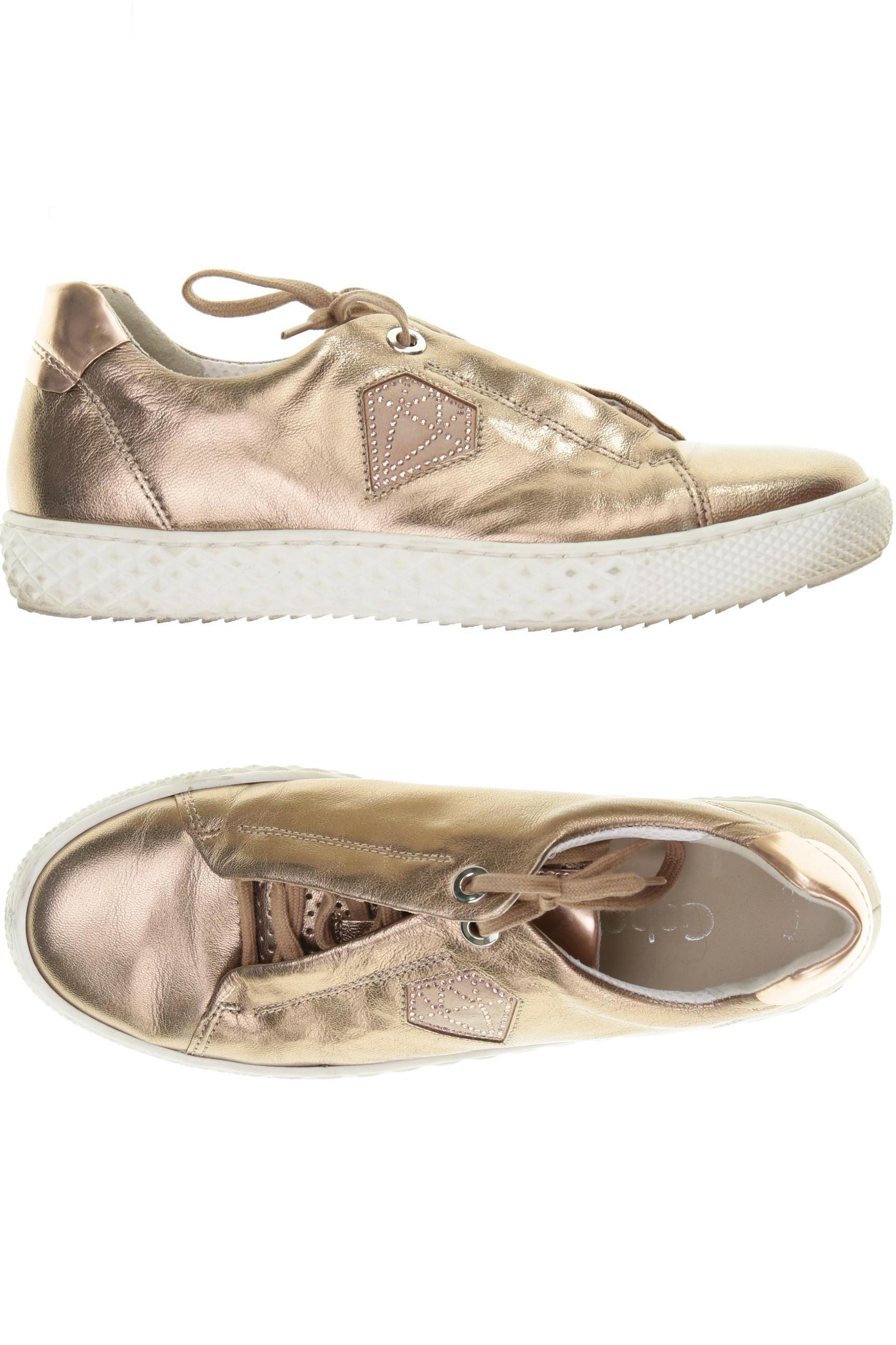 

Gabor Damen Sneakers, gold, Gr. 5