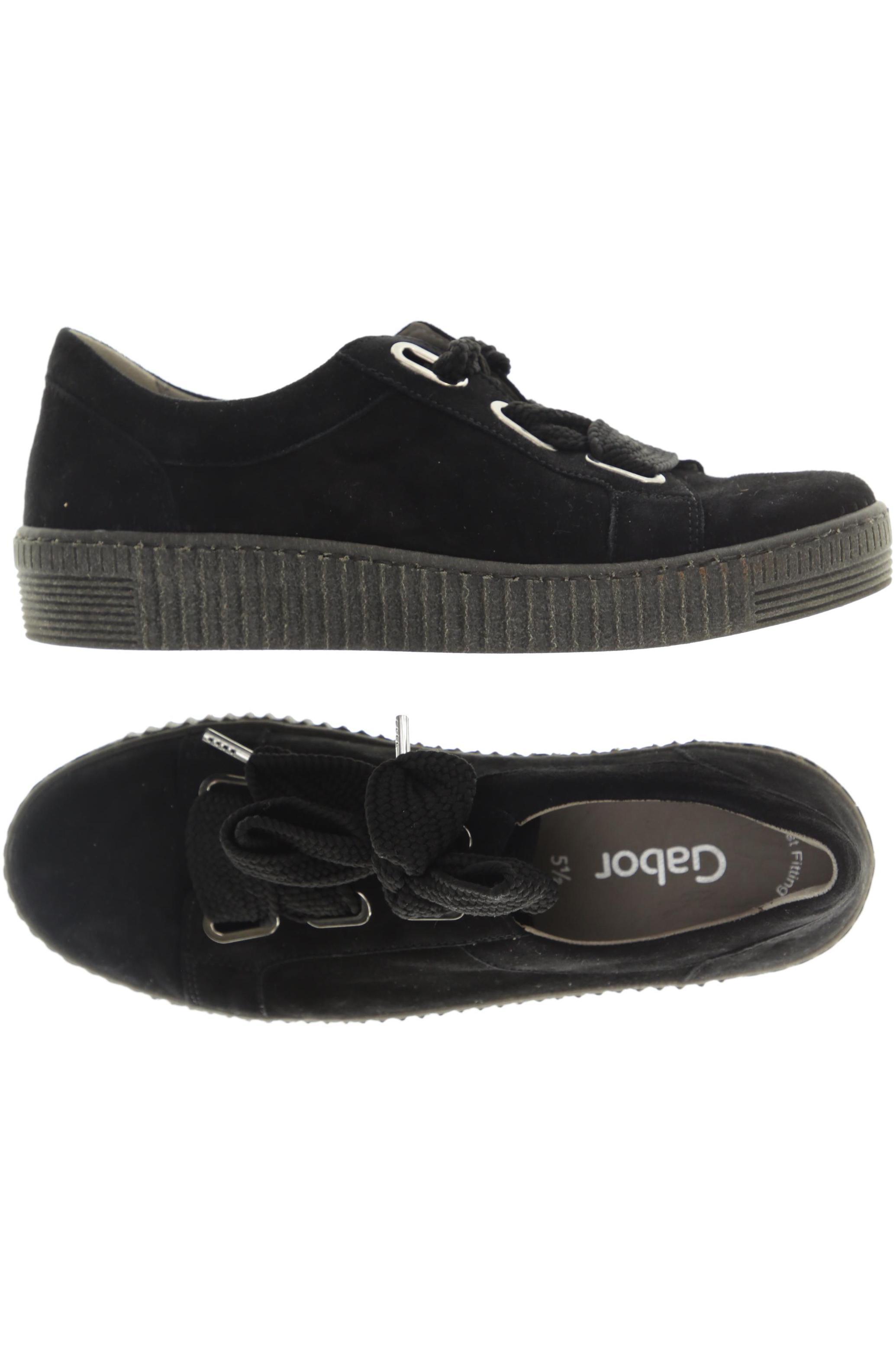

Gabor Damen Sneakers, schwarz, Gr. 5.5