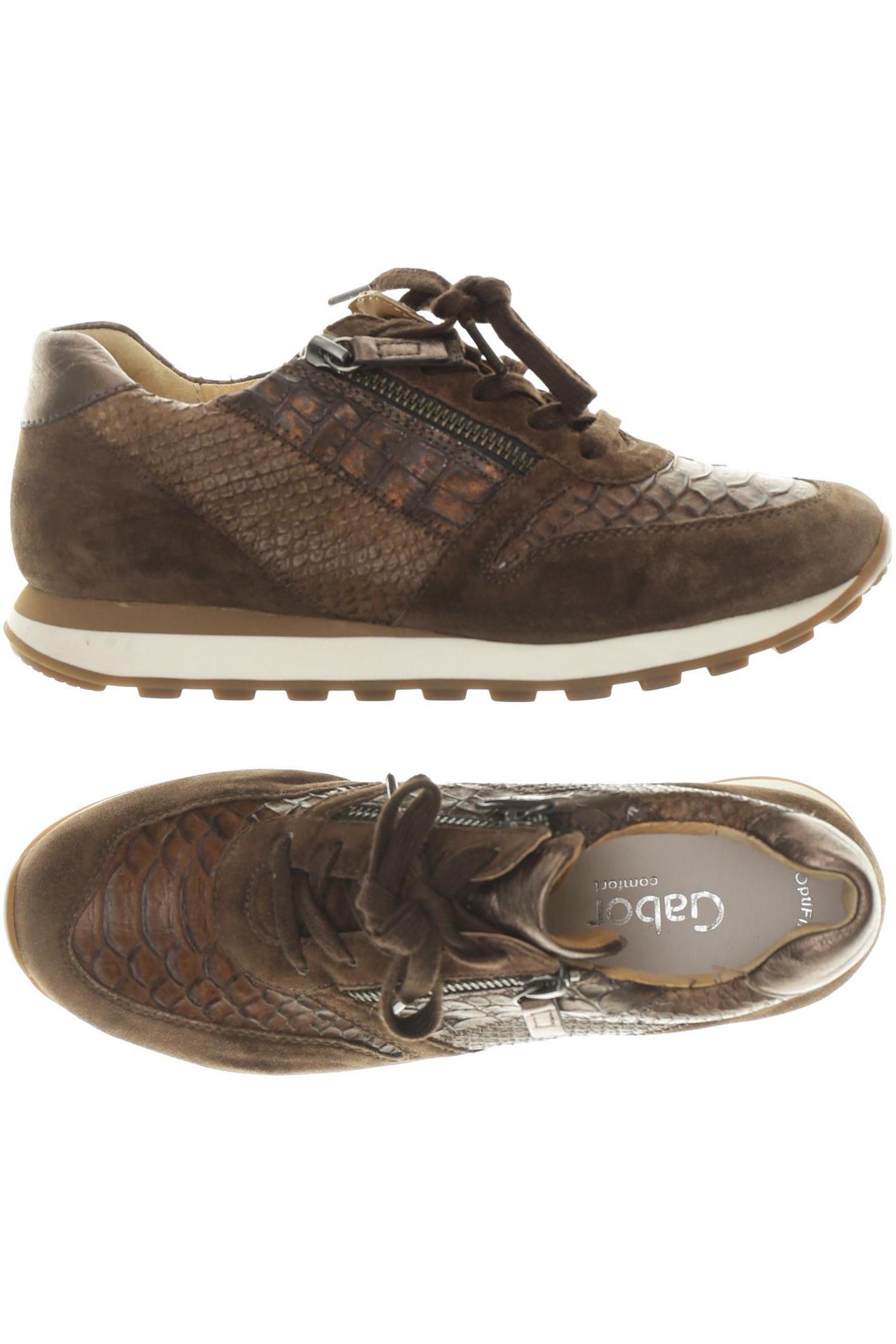

Gabor Damen Sneakers, braun, Gr. 4.5