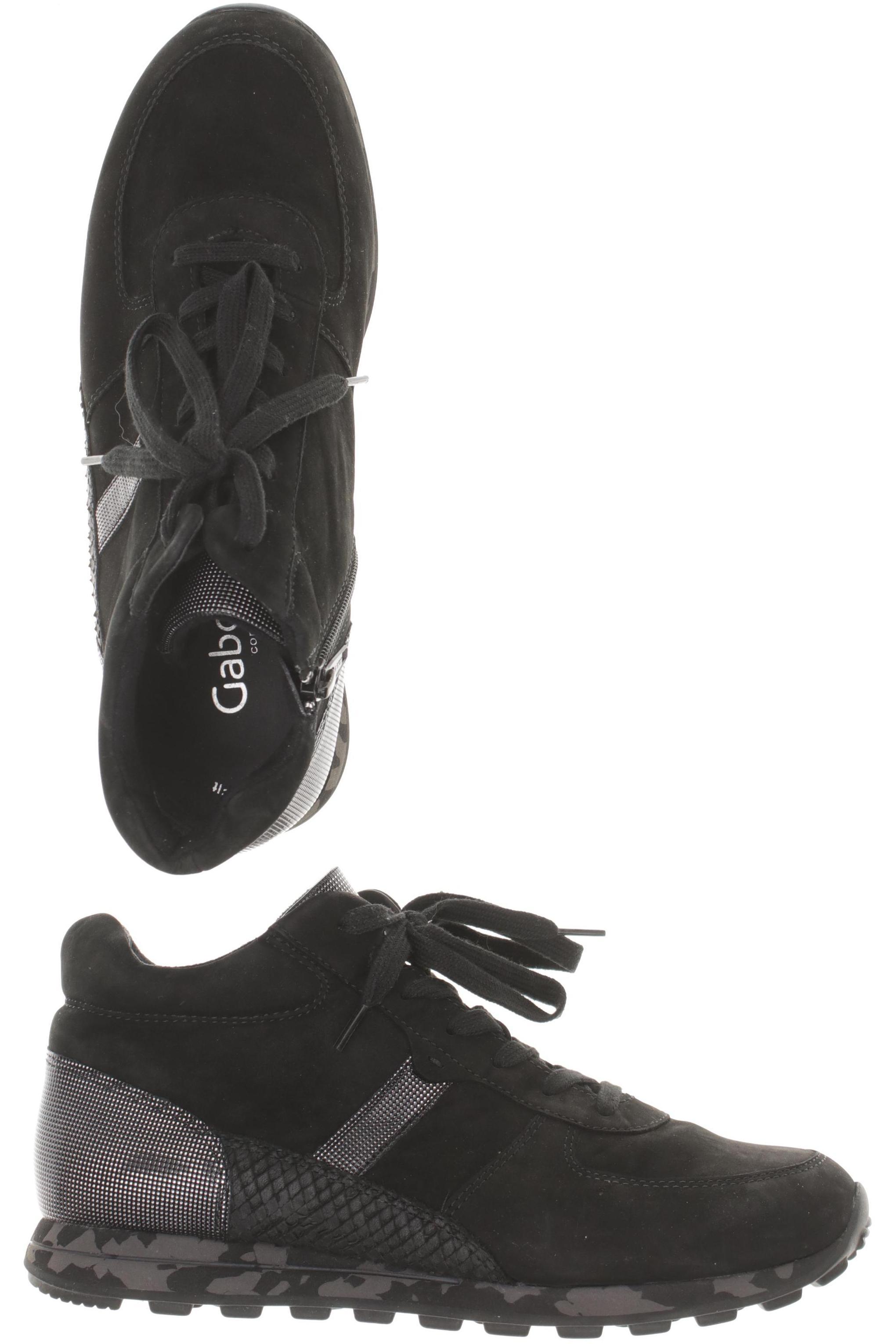 

Gabor Damen Sneakers, schwarz, Gr. 6.5