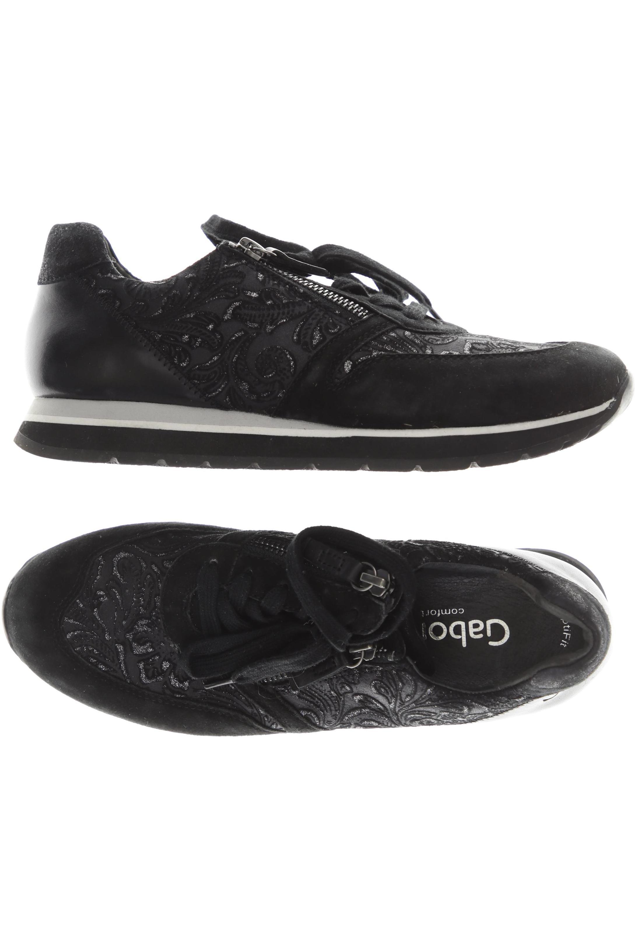 

Gabor Damen Sneakers, schwarz, Gr. 5.5