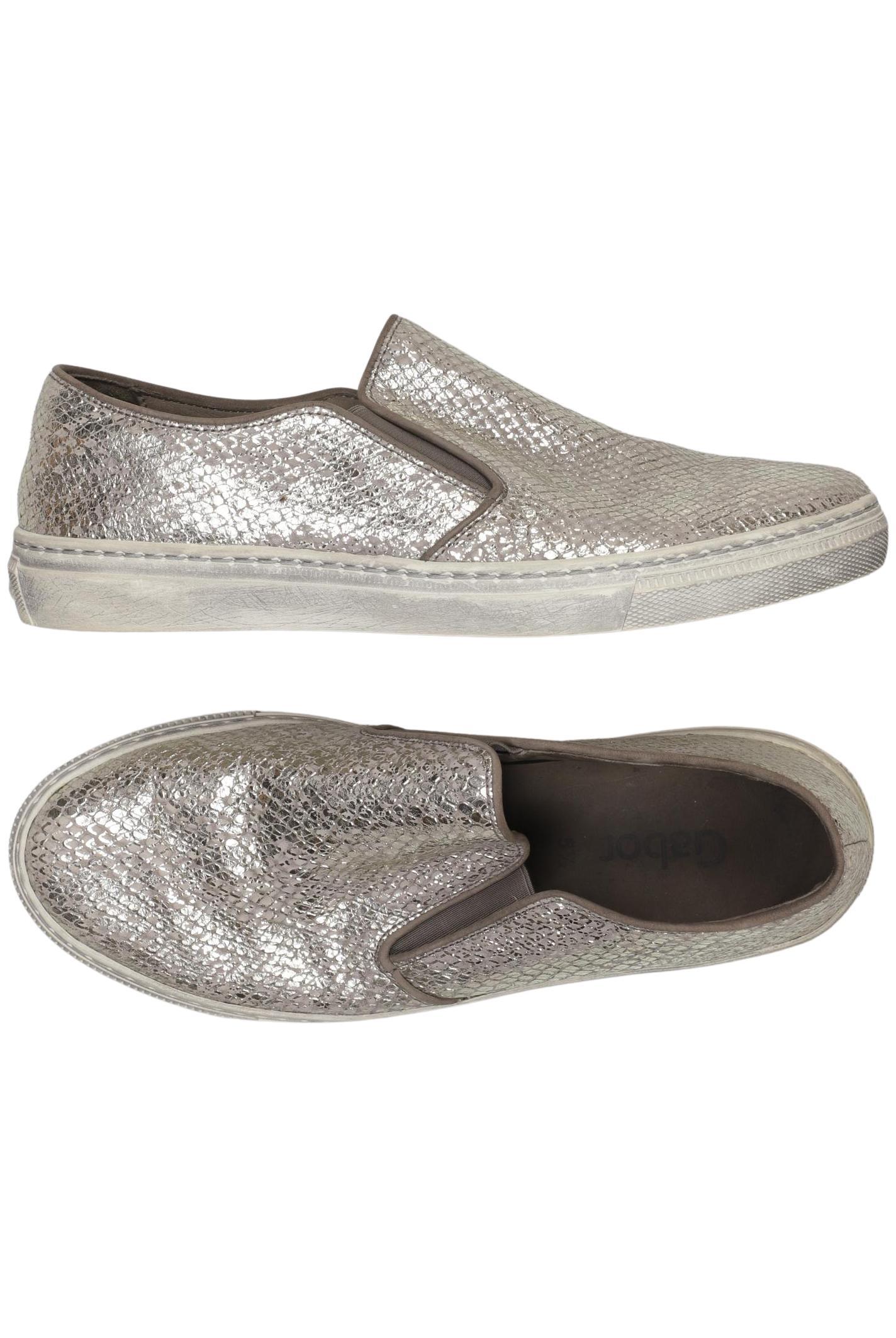 

Gabor Damen Sneakers, silber, Gr. 5.5